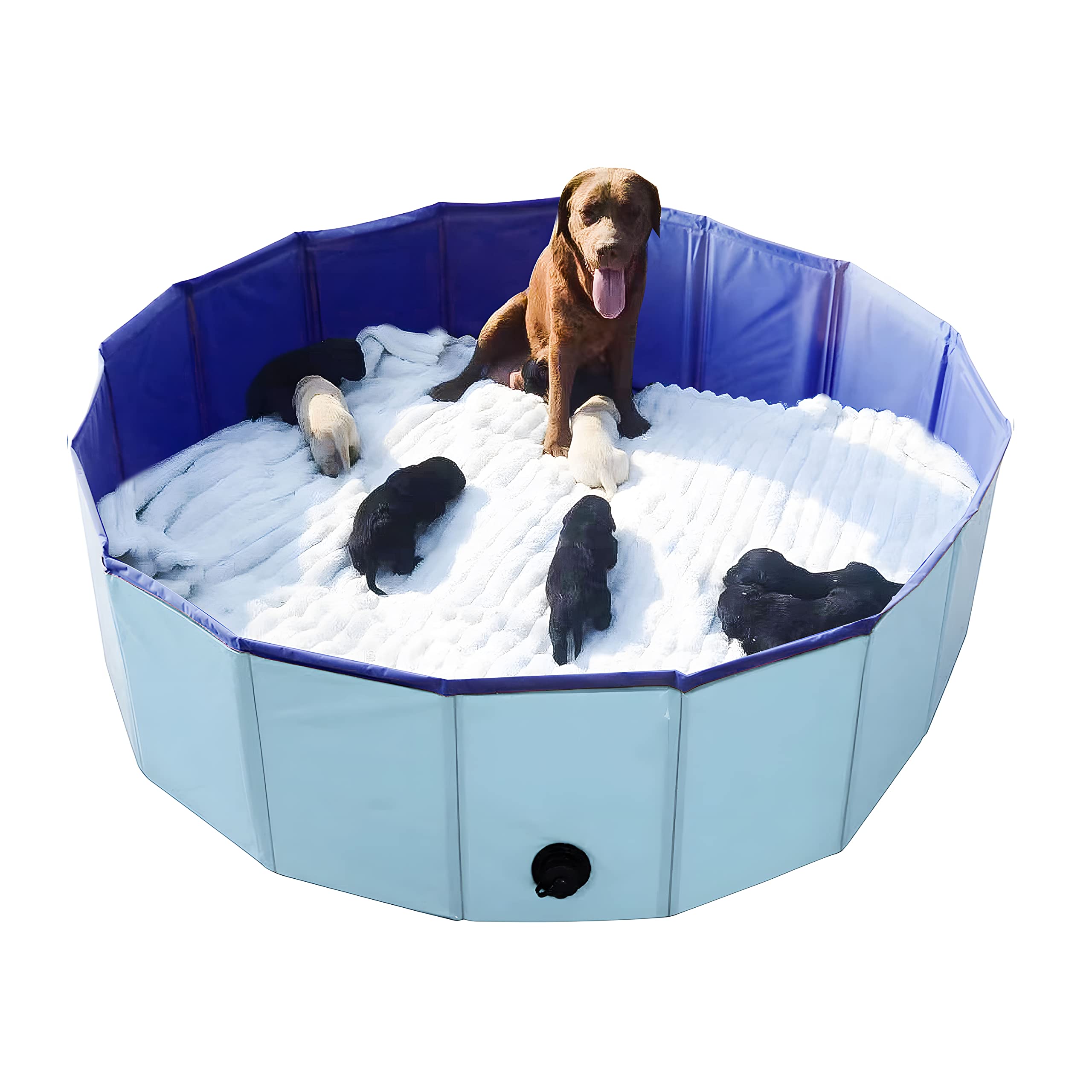 Artilife Whelping Box for Dogs Welp Box Whelping Pool,Puppy Whelping Pen for Dogs Puppies,Great for Puppies,Easy to Clean (47inc