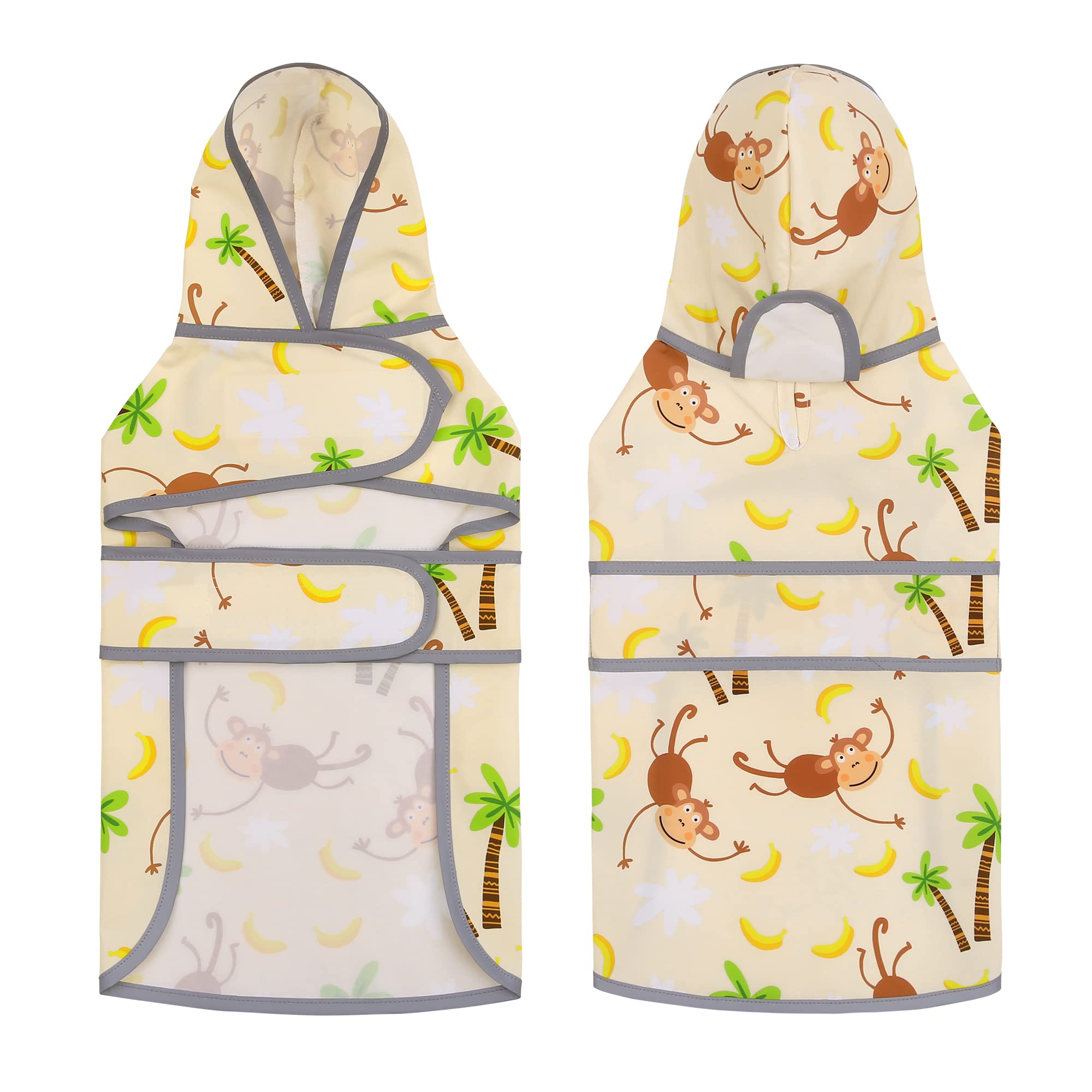 Dog Raincoats For Large Dogs With Hood And Leash Hole, Waterproof Dog Poncho Rain Jacket Coat For Large Pets And Dogs