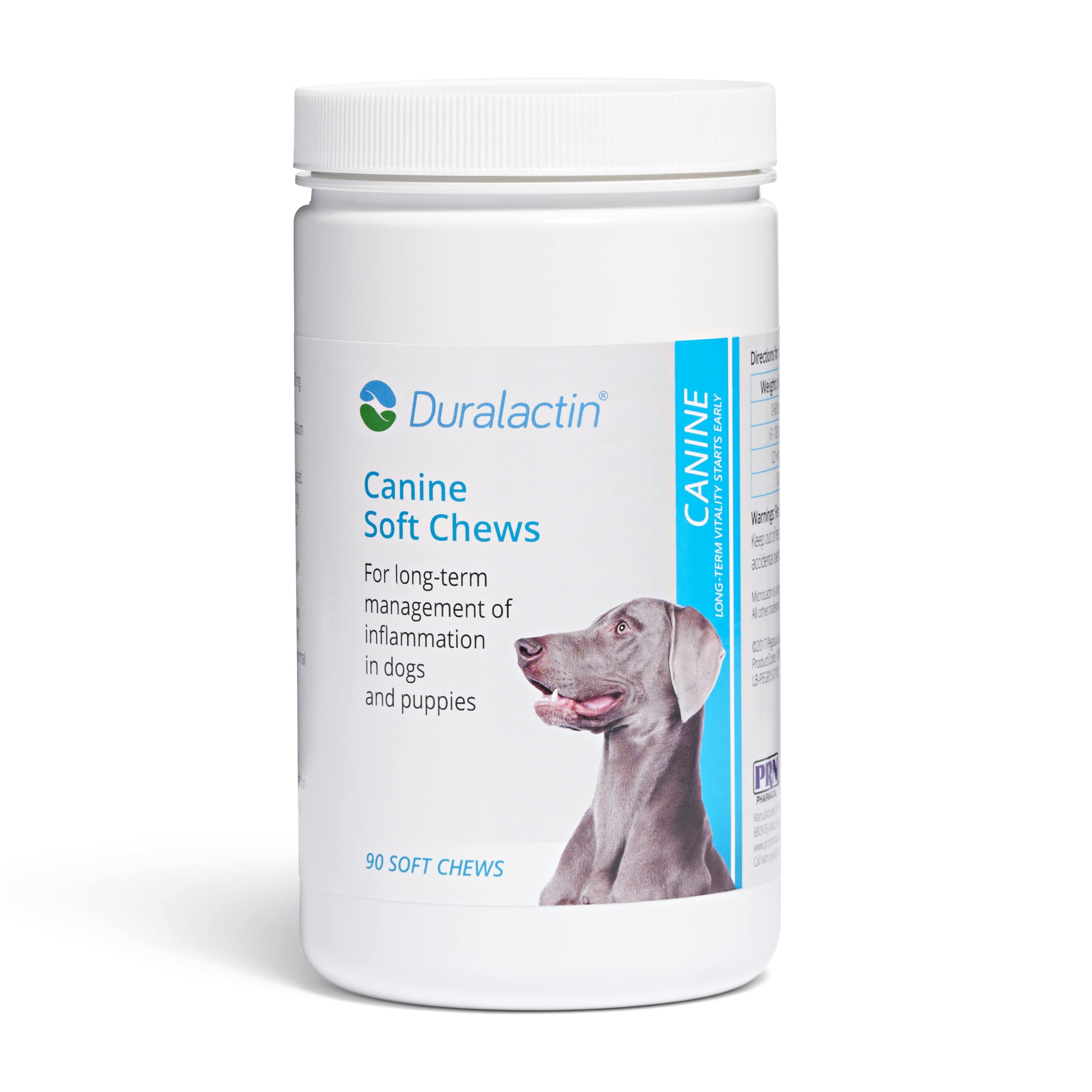 PRN Pharmacal Duralactin Canine Soft Chews - Joint Health Supplement for Dogs & Puppies to Help Reduce Chronic Soreness - Canine