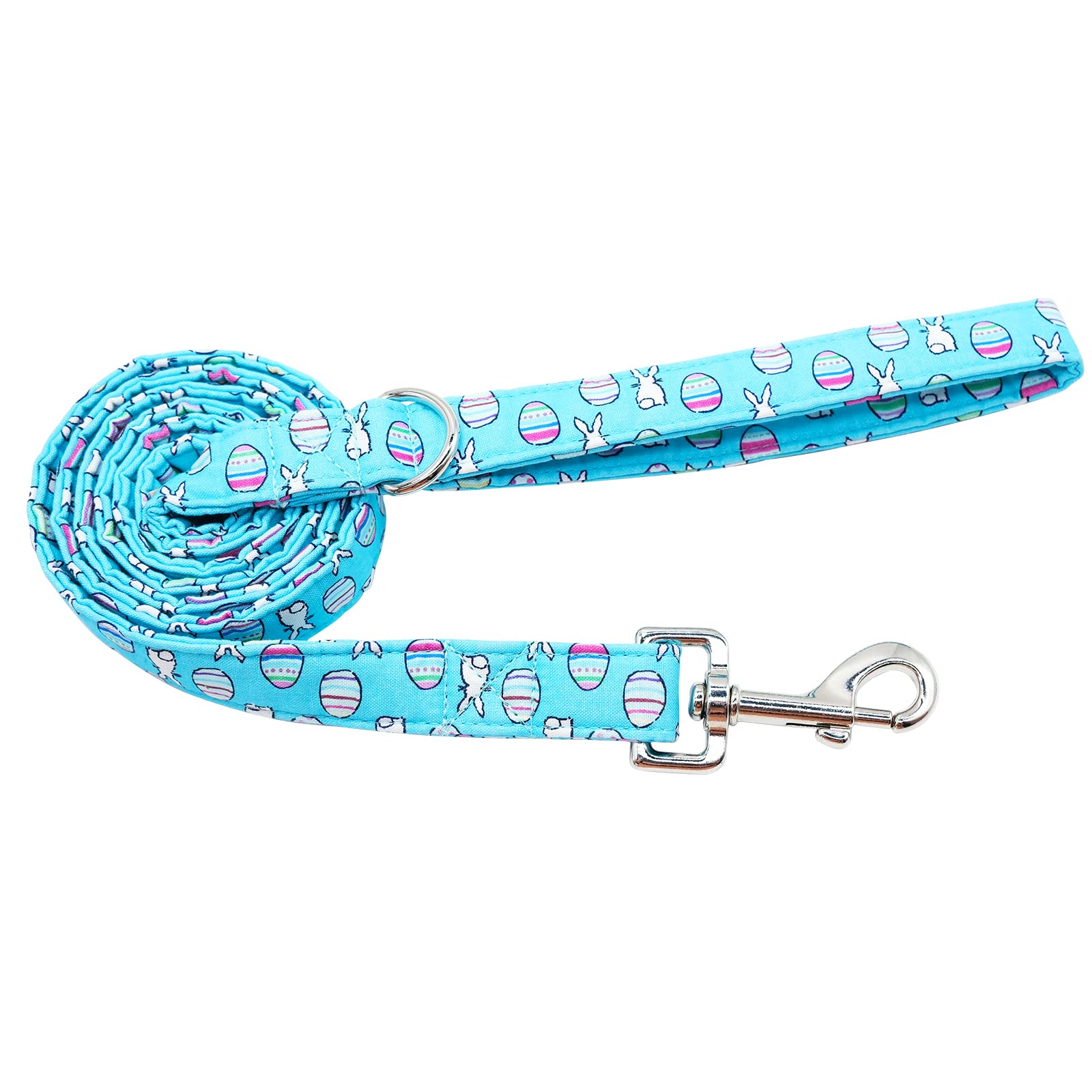 Babole Pet Easter Gift Dog Leash,Durable Handmade Dog Leashes With Soft Handle, Manual Dog Leashes Matching Rabbit Egg Dog Collars For Small Medium Large Dogs,Xs,Lenth 120Cm