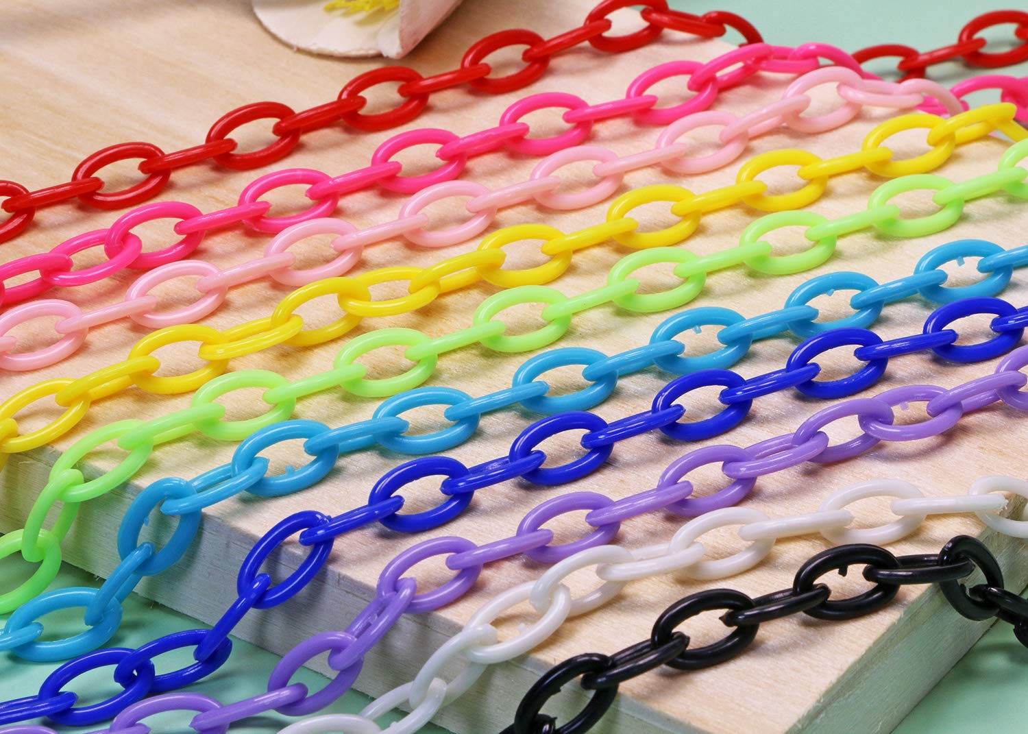 Onlykxy Plastic Chain, Bird Chain, Birds Toys For Cage