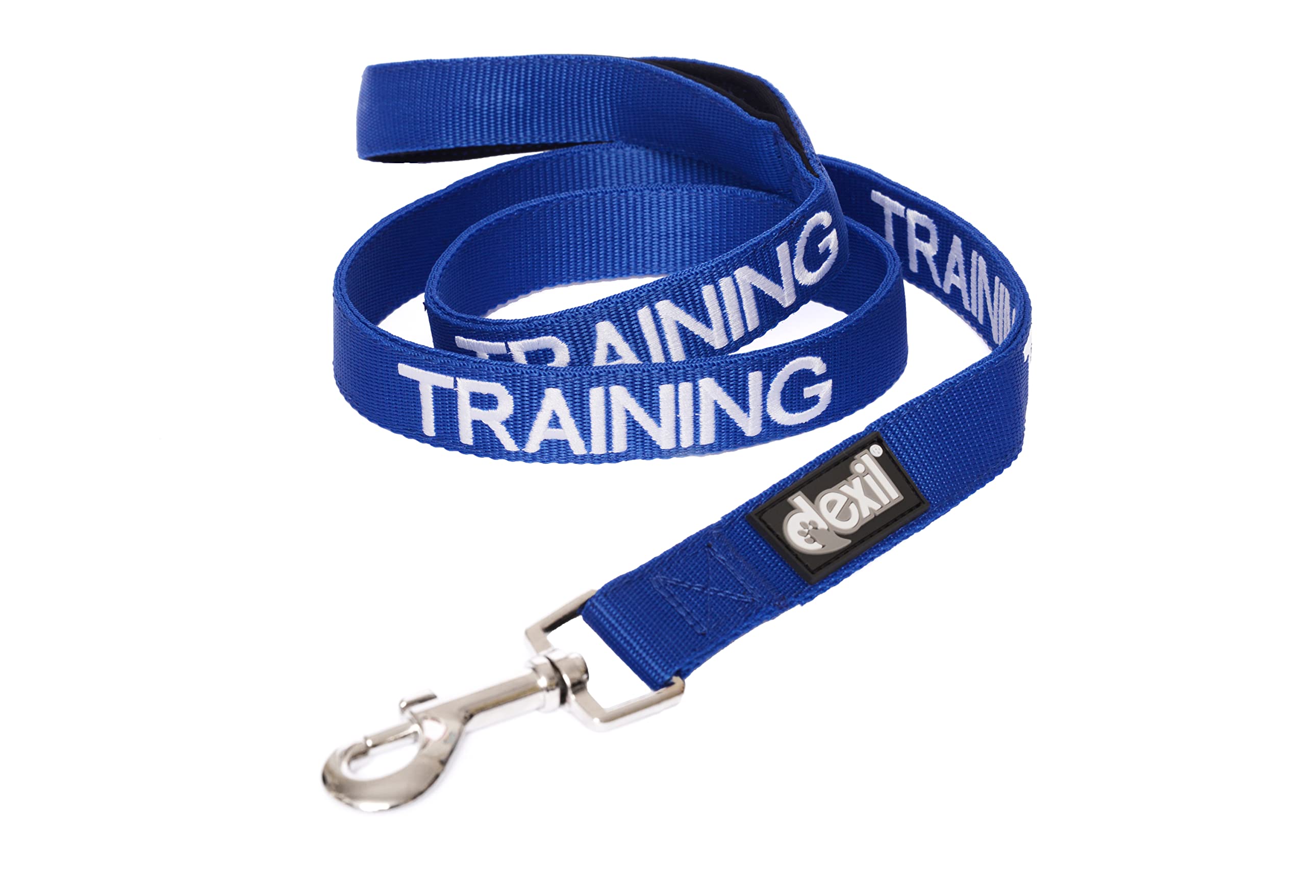 Dexil Training (In Training/Do Not Disturb) Blue Warning Dog Colour Coded Padded 1.8M 6Ft Lead Leash