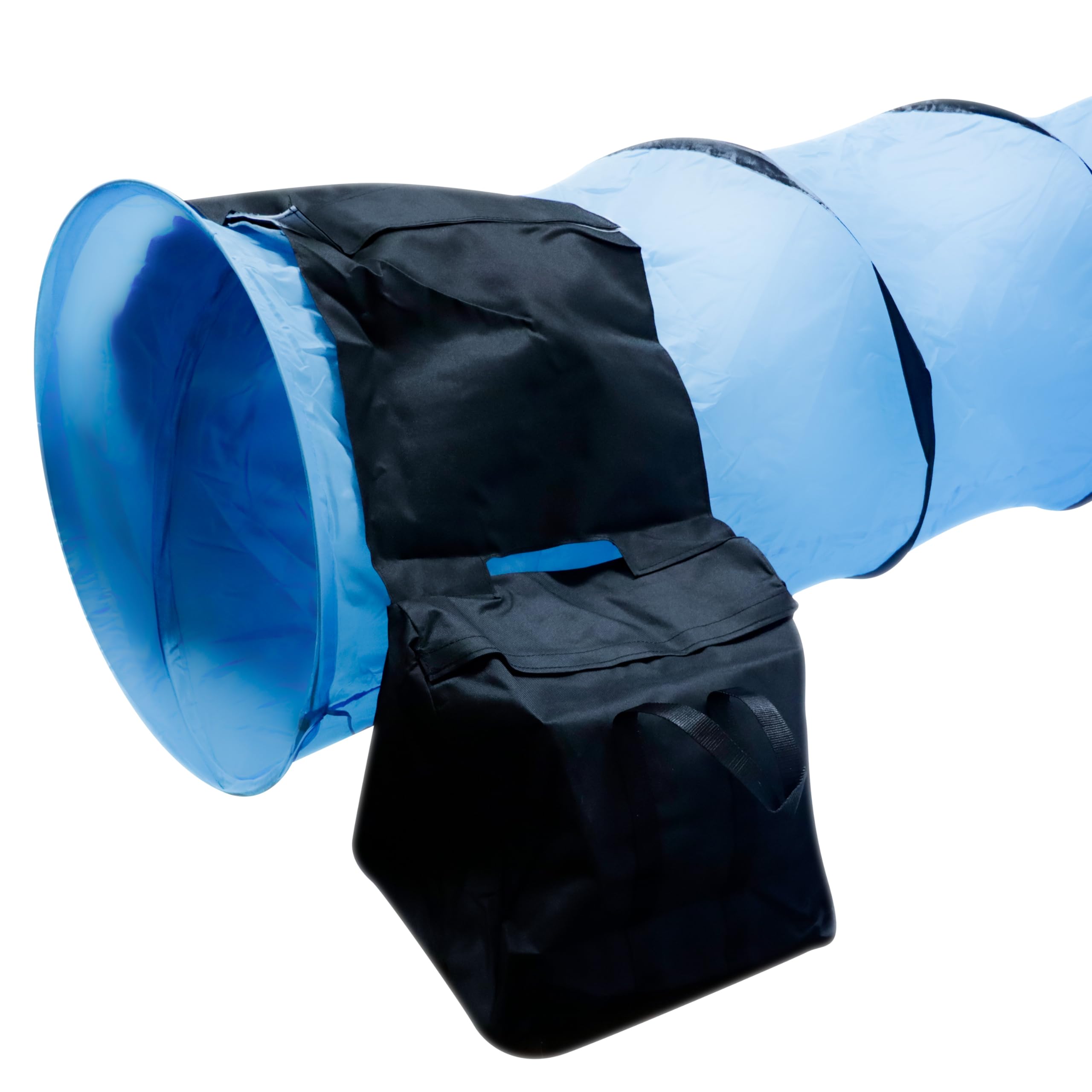Trademark Innovations Dog Agility Tunnel Sand Bag, Black, PVC, Model DOG-TUNNL-SNDBG