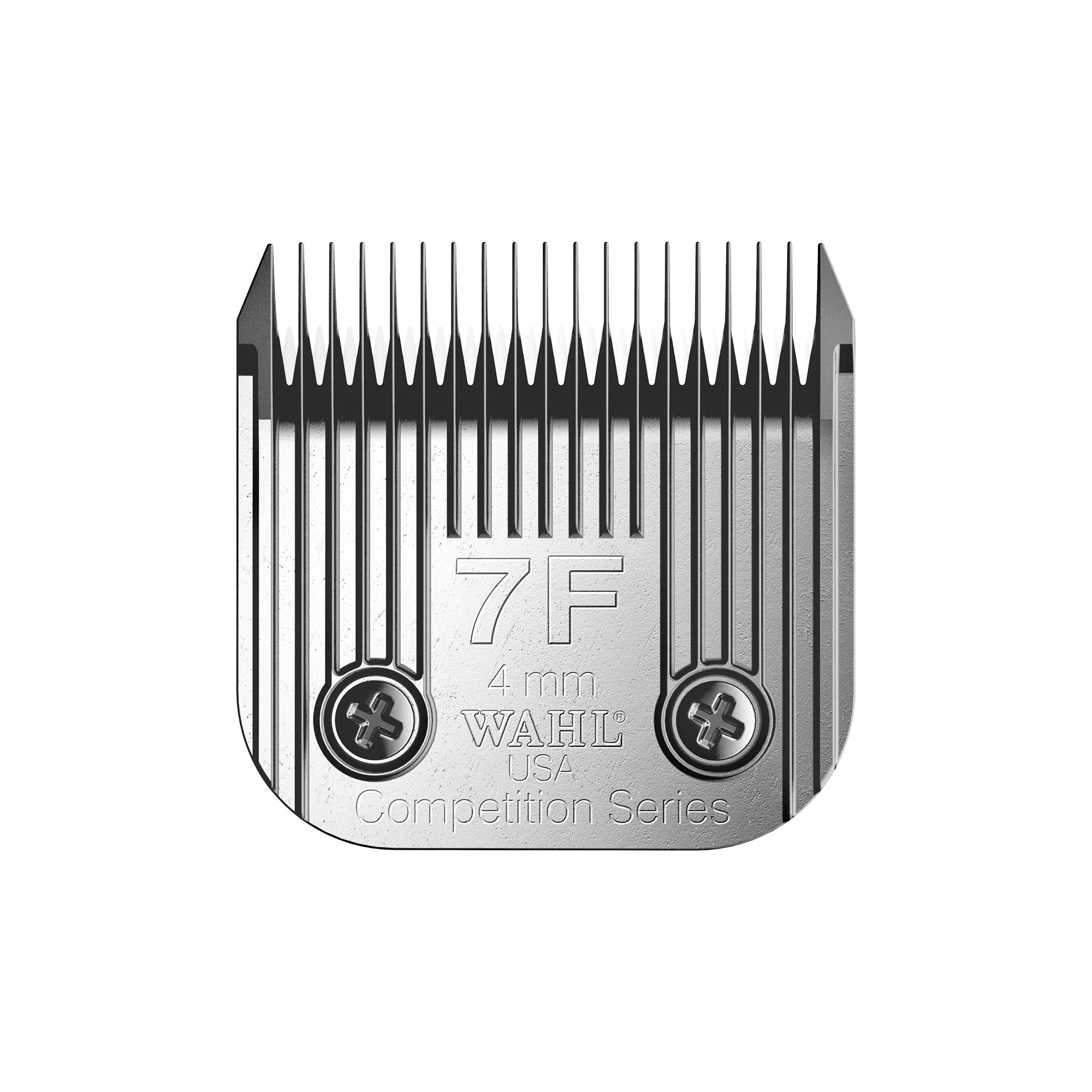 Wahl Competition Blade, Number 7F, Full Tooth, Blade Set Animal Clipper, 4mm, Replacement Blades, Spare Clipper Blade, Pet Clipp