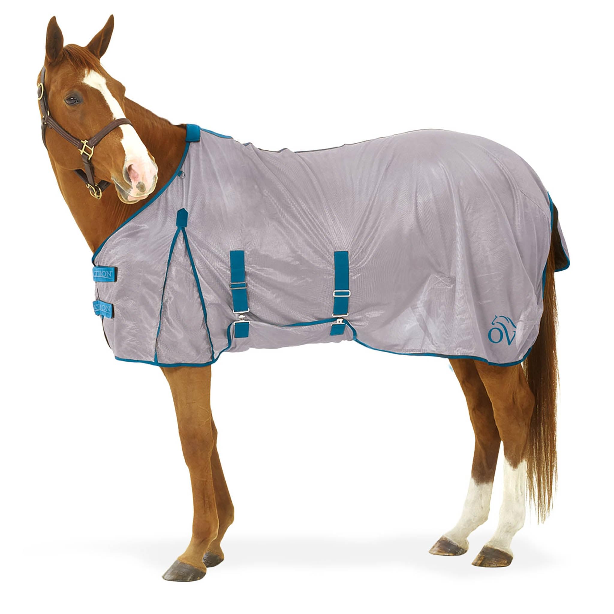OVATION Super Fly Sheet w/Belly Cover, Size: 81 (470960GRYTL81)