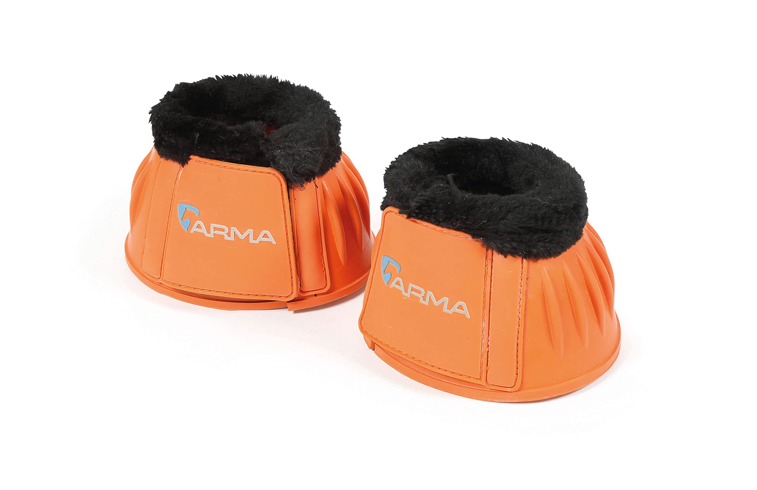 Shires ARMA Fleece Trim Bell Boot (Orange, X-Full)