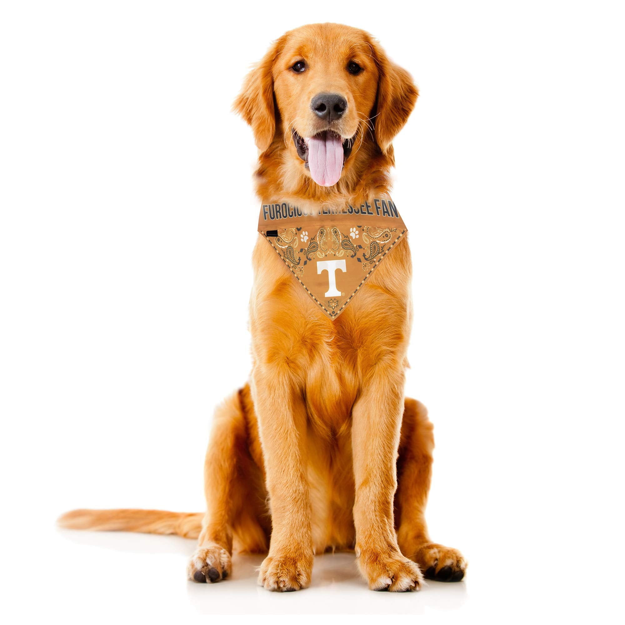 Littlearth Unisex-Adult Ncaa Tennessee Volunteers Pet Bandana, Team Color, X-Large