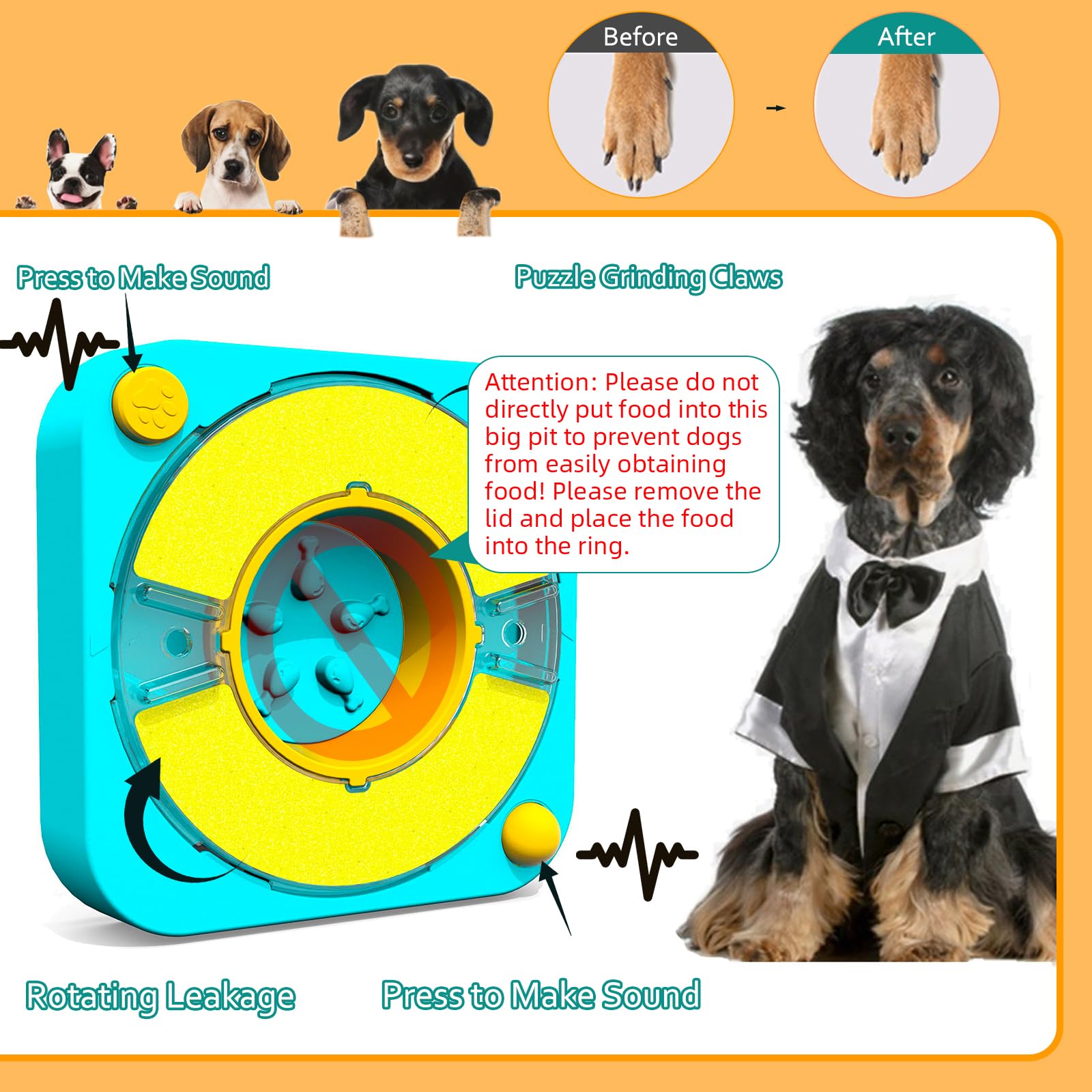 Dog Nail File Toy And Scratch Board For Dogs - Pad For Nail Filing And Scratching