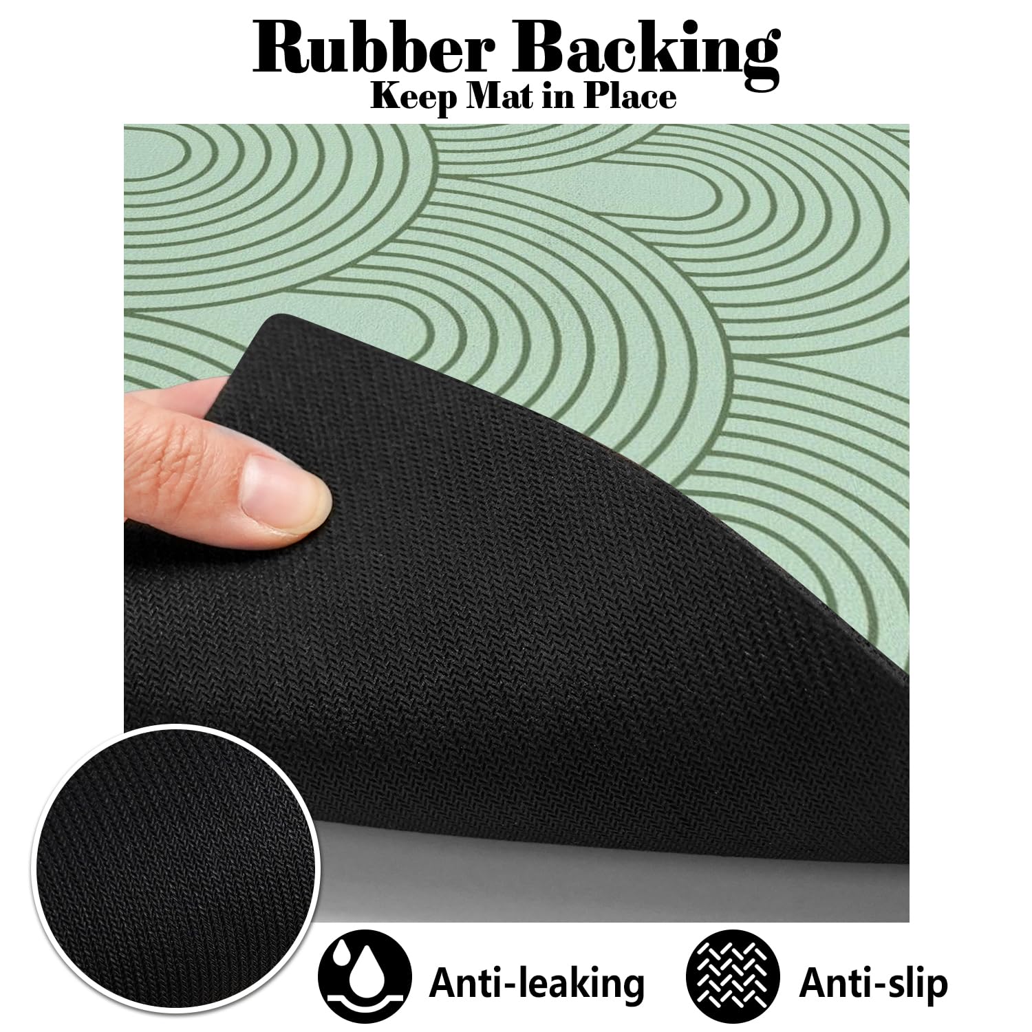 Dog Food Mats for Floors Absorbent, Pet Cat Food Mat - Quick Dry Dog Mat for Food and Water Boho Pet Supplies