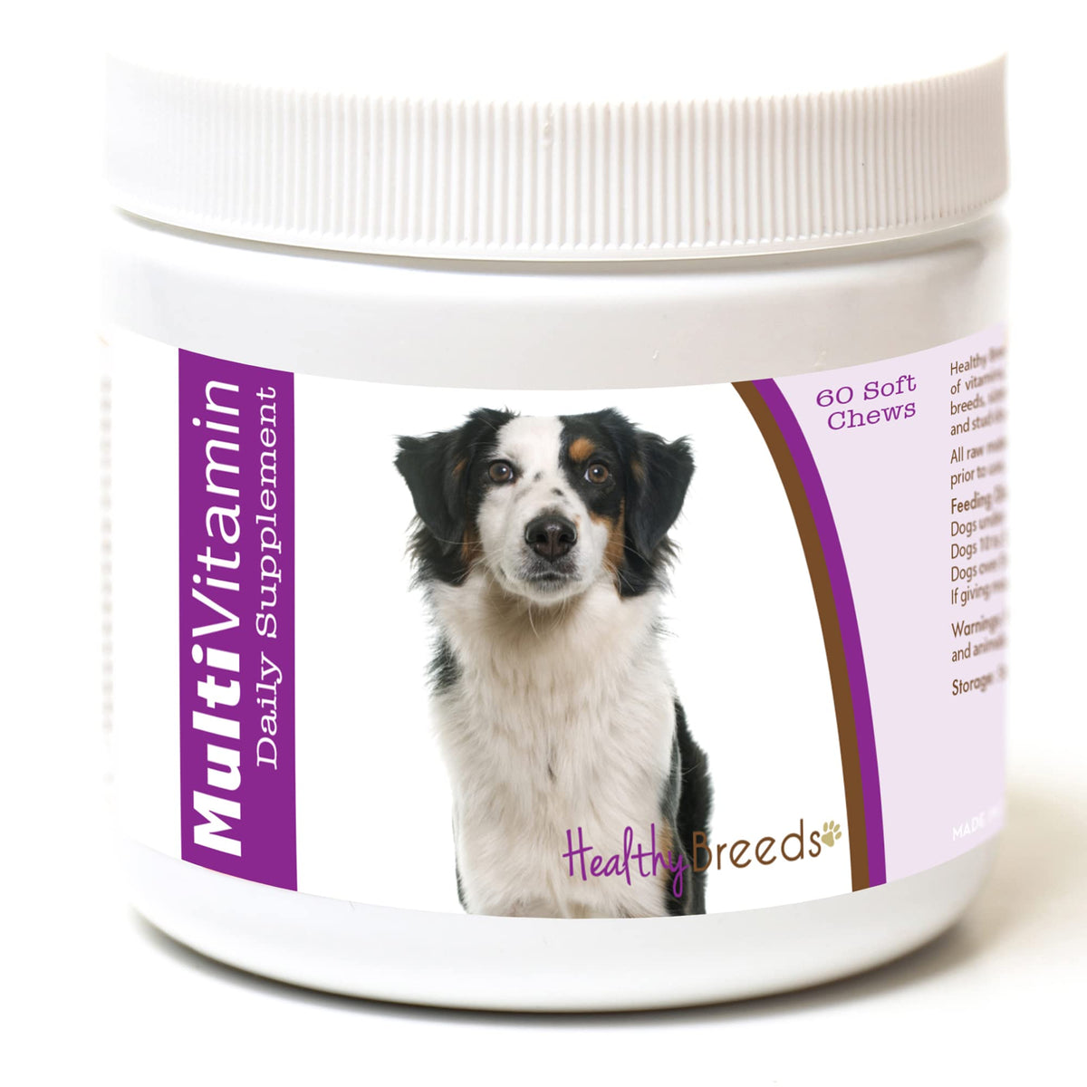 Healthy Breeds Miniature American Shepherd Multi-Vitamin Soft Chews 60 Count