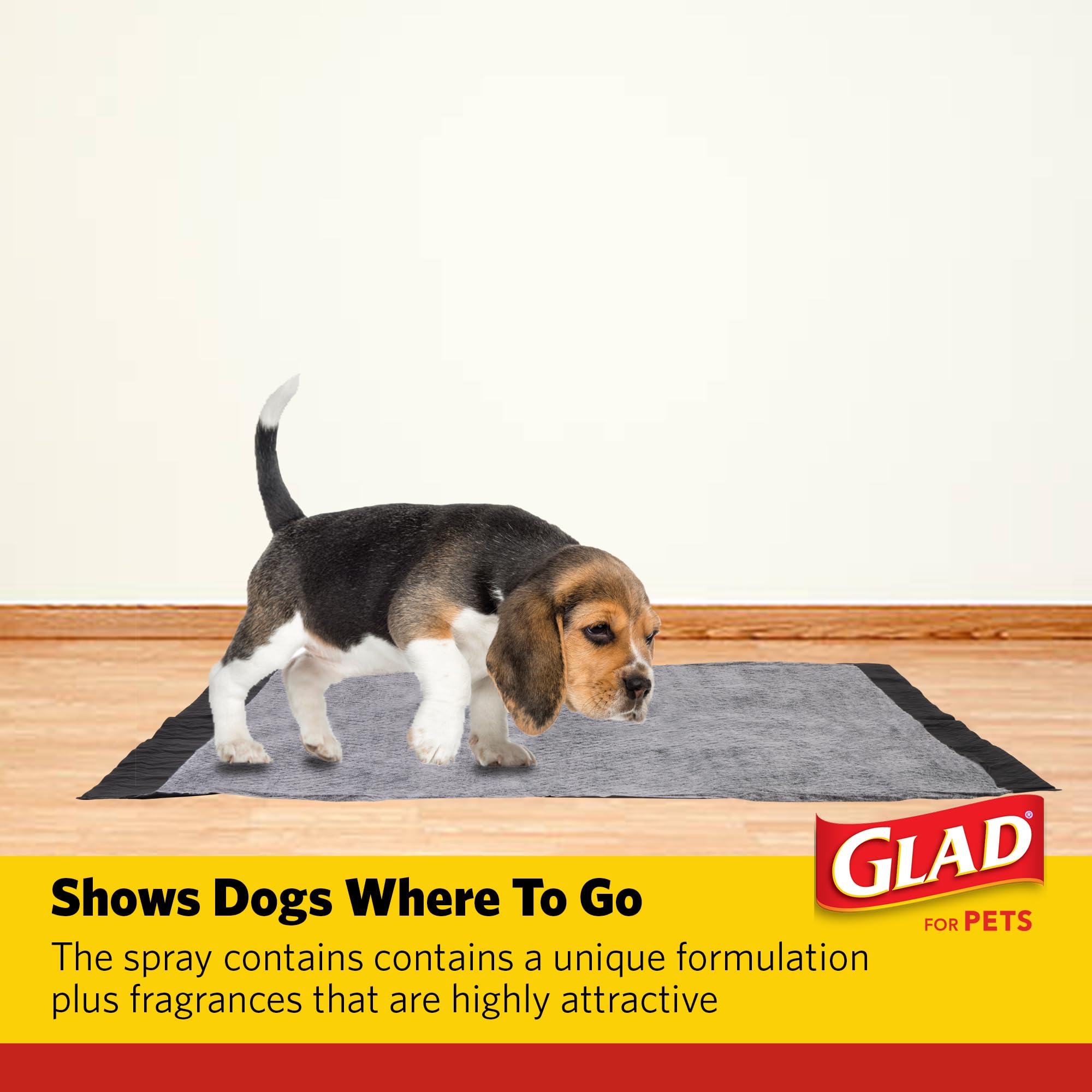 Glad for Pets Attractant Spray for Potty Training Dogs & Puppies, Peanut Butter Scent - Effective Dog Potty Training Spray, Indo