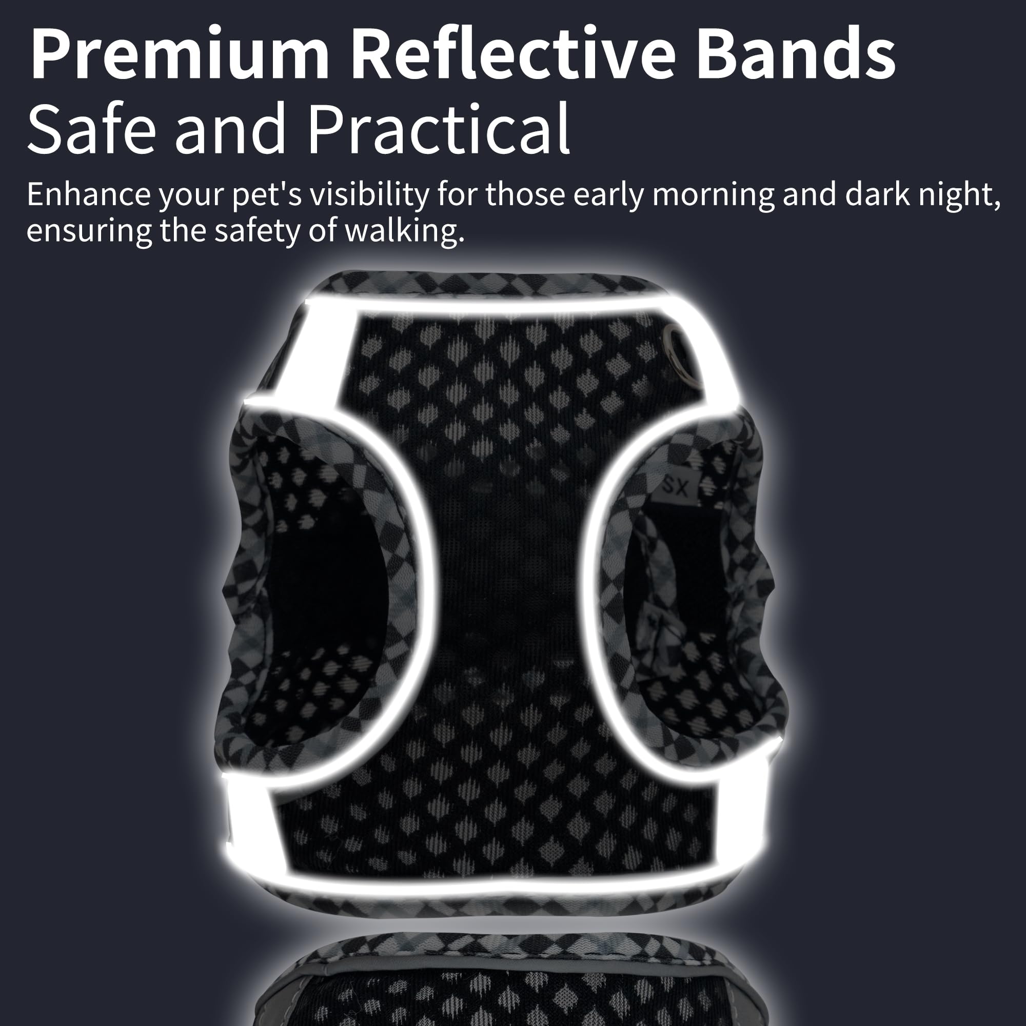 Joypaws Summer Pet Supply No Pull, Step In Adjustable Dog Harness With Padded Vest For Hot Weather, Escape Proof Ultra Thin Soft