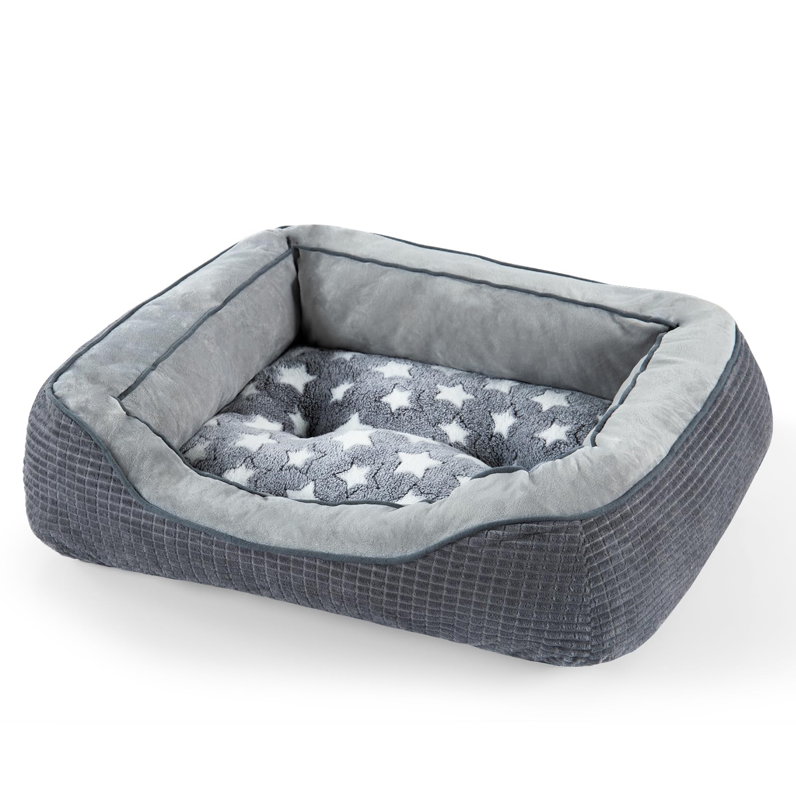 Siwa Mary Dog Beds For Medium Large Dogs, Washable Dog Sofa Bed With Wide Sides, Pentagram Pattern Design, Durable Pet Cuddler Bed, Warming Soft Orthopedic Dog Bed For Pet Sleeping, Non-Slip Bottom