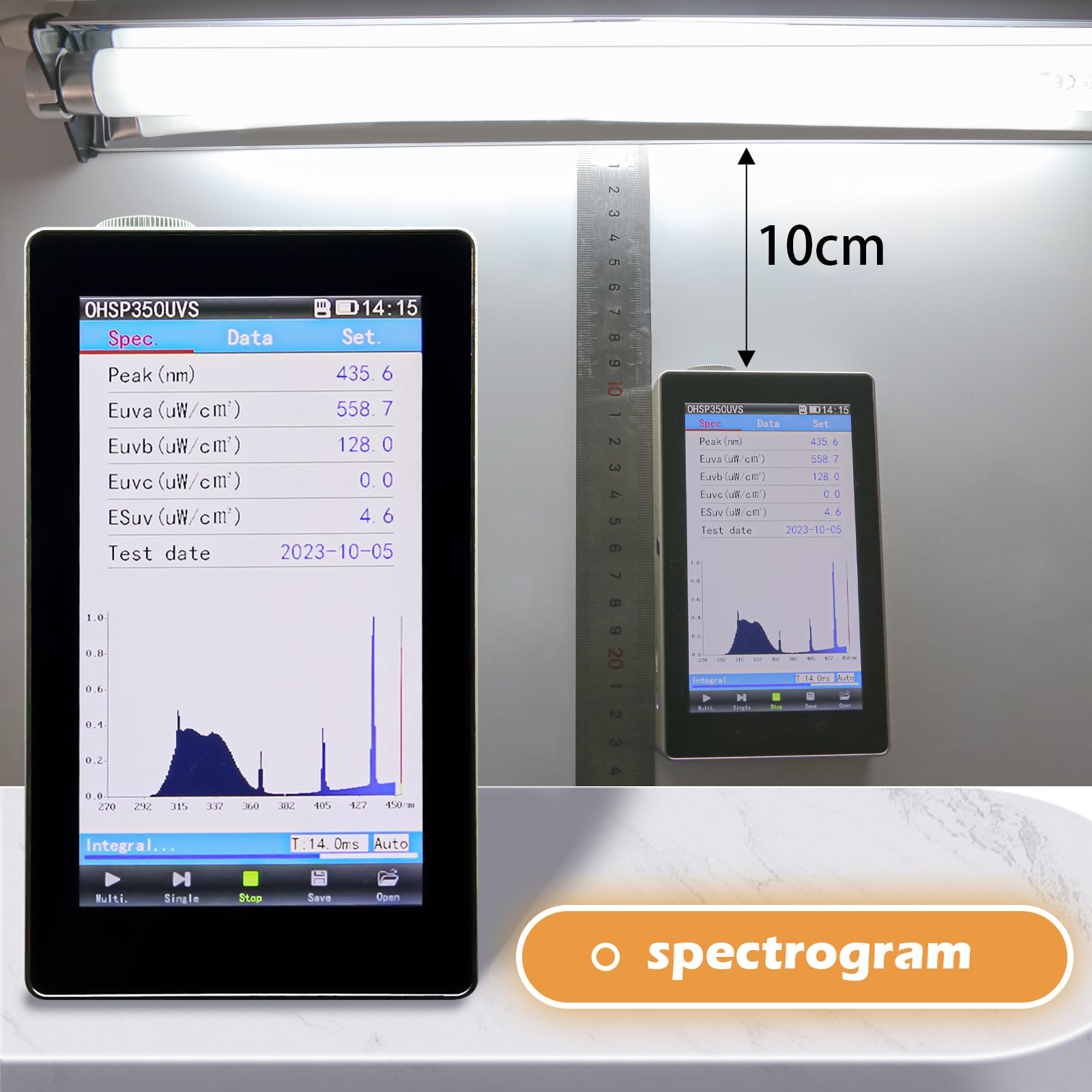 Hypool 2-Pack UVB Reptile Light 10.0 Bulb 15W 18inch T8 Fluorescent Desert Lamp UVA for Bearded Dragon Tortoise Reptile & Amphib