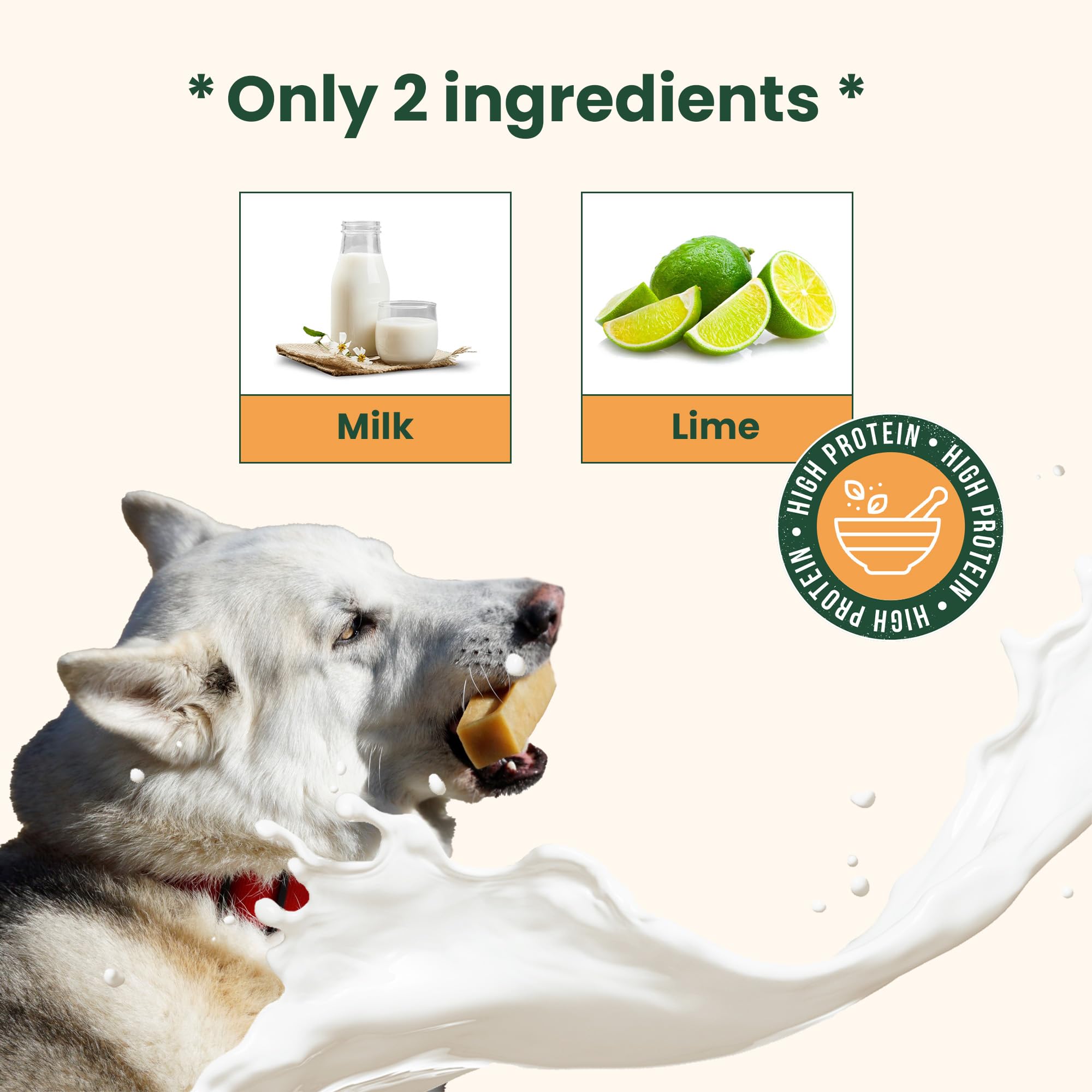 Authentic Himalayan Yak Cheese for Dogs - XXLarge (Pack of 1) - Sourced from Pristine Himalayan Foothill, Rawhide-Free, NO prese