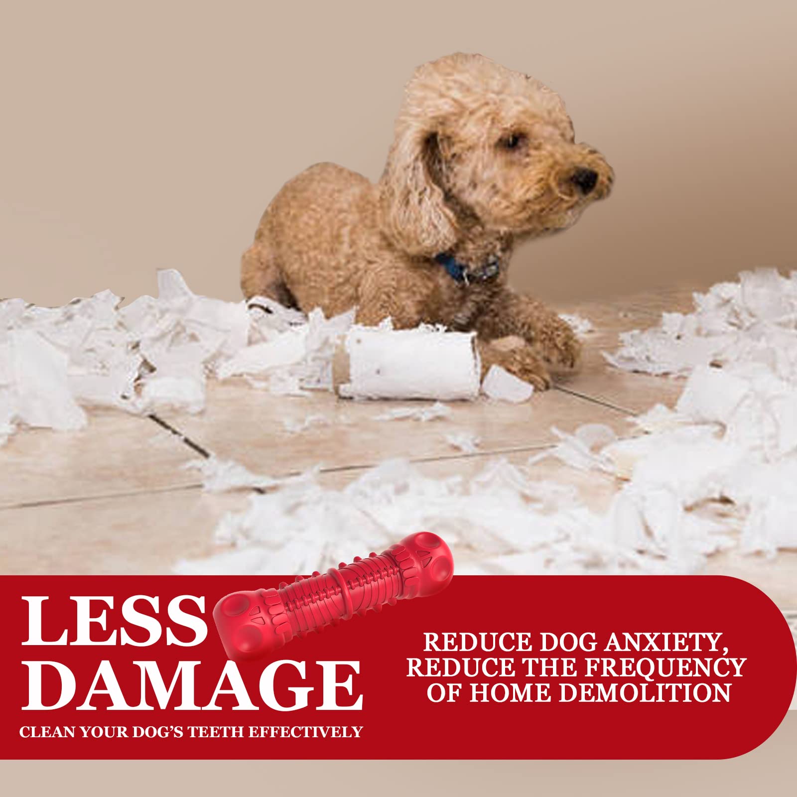 Zikaton Dog Squeaky Toys For Aggressive Chewers, Durable Dog Chew Toys For Large Medium Breed Dog, Dog Toys, Tough Durable Dogs