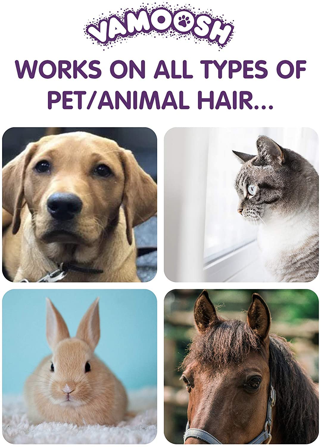 Vamoosh Pet Hair Dissolver 3X100G (1 Box) Up To 3 Washes