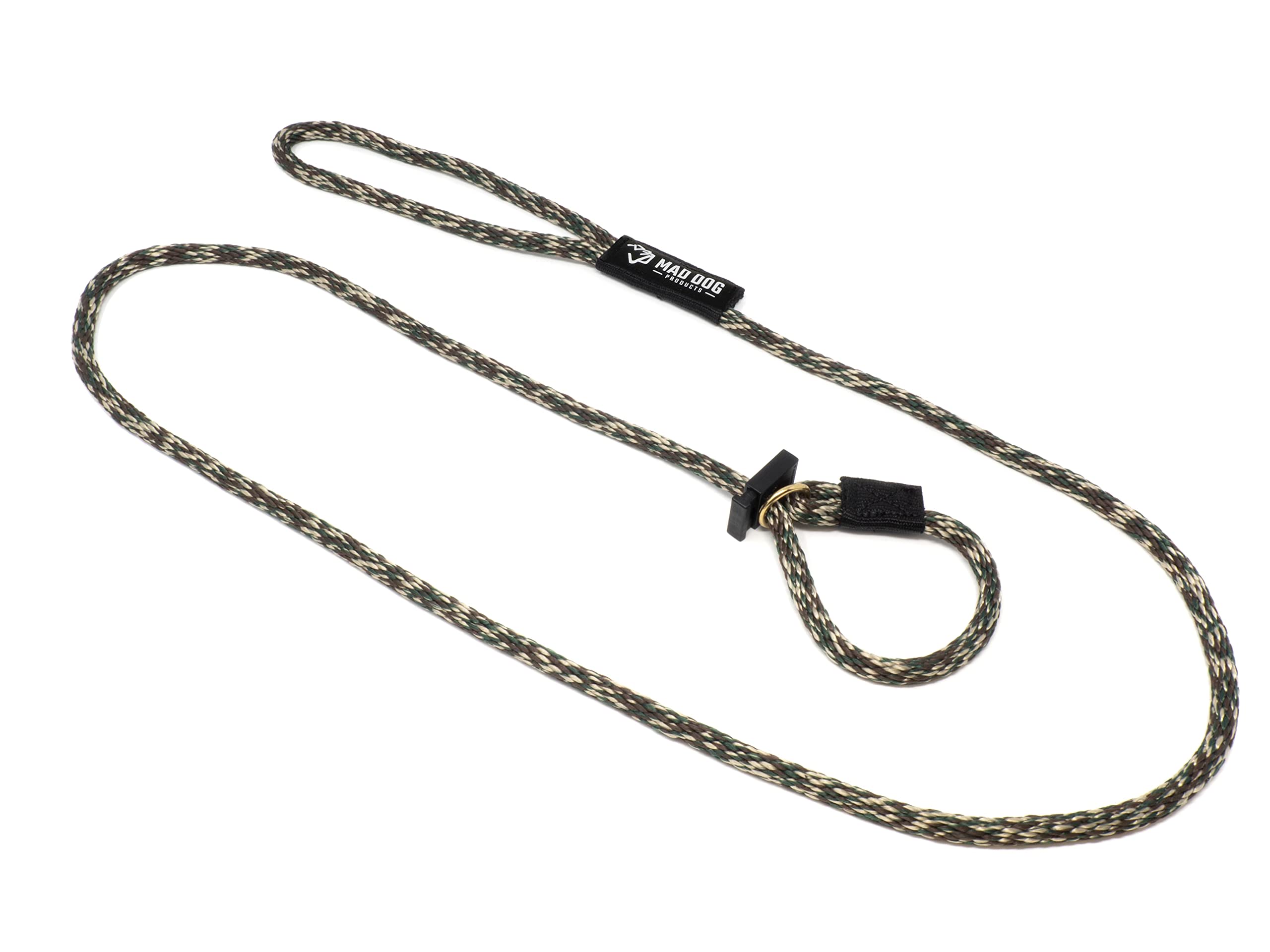 Mad Dog Products English Slip Dog Lead | 3/8 Inch X 4 Feet | Camo