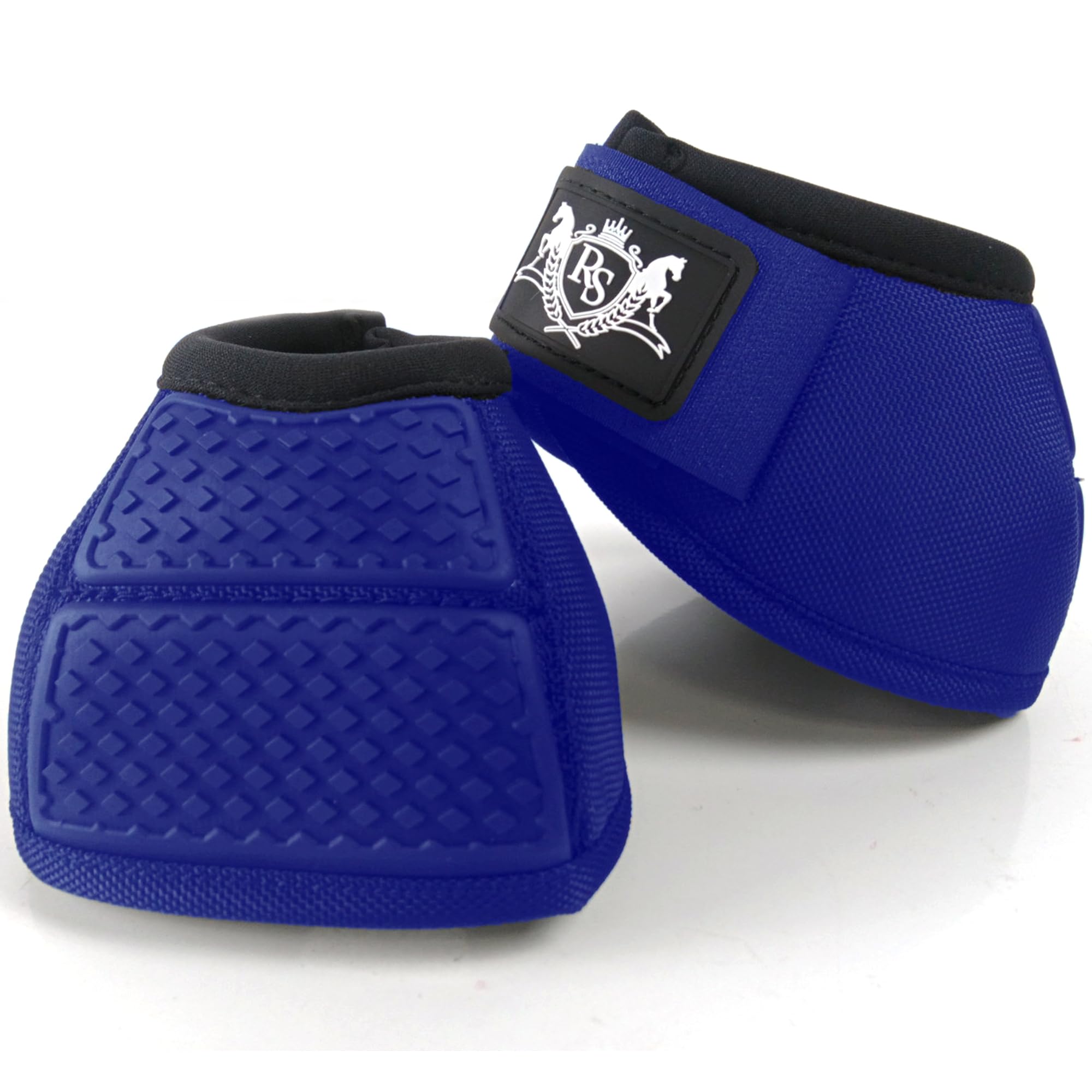 Rs Premium Horses Horse Bell Boots (Blue, Medium)