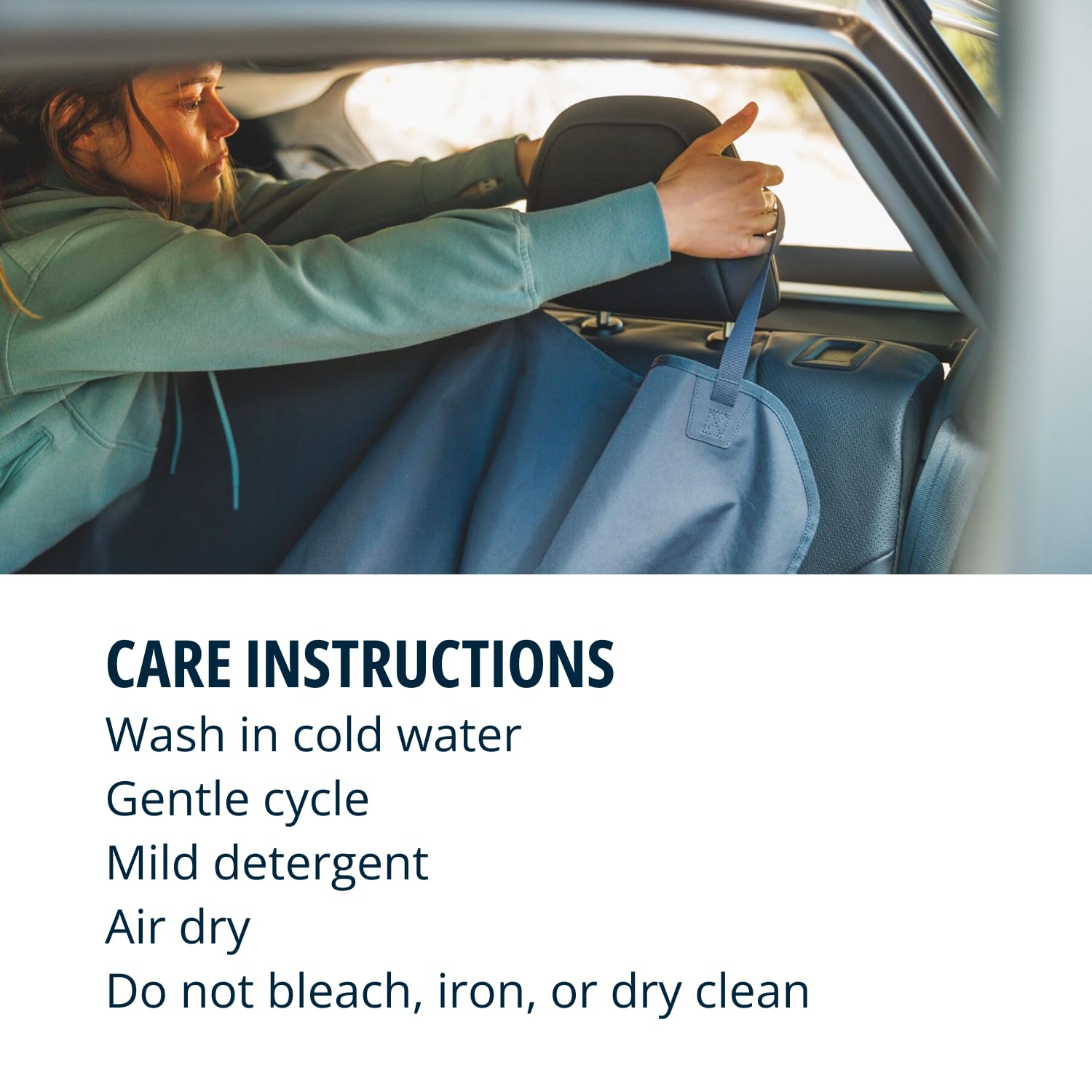 Ruffwear, Dirtbag Seat Cover, Dog Car Seat Cover, Basalt Gray