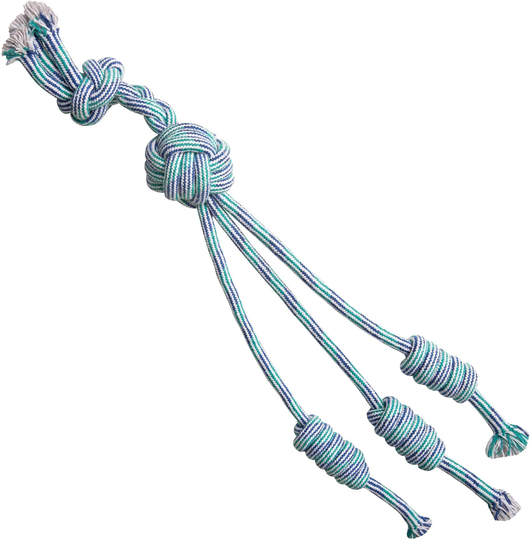 Health Extension Snug Arooz Feel'N Knotty, Strong Tug Toy For Dogs, Outdoor Puppy Teething Chew Toys, Tough & Rope, (23 Inches - Assorted Colors)