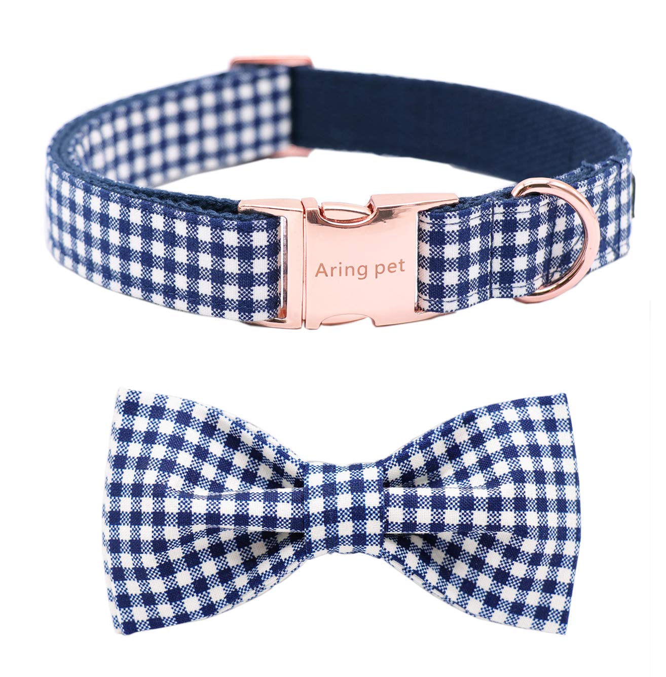 Aring Pet Bowtie Dog Collar Adjustable Collars With Bow Tie For Dogs Small Medium Large