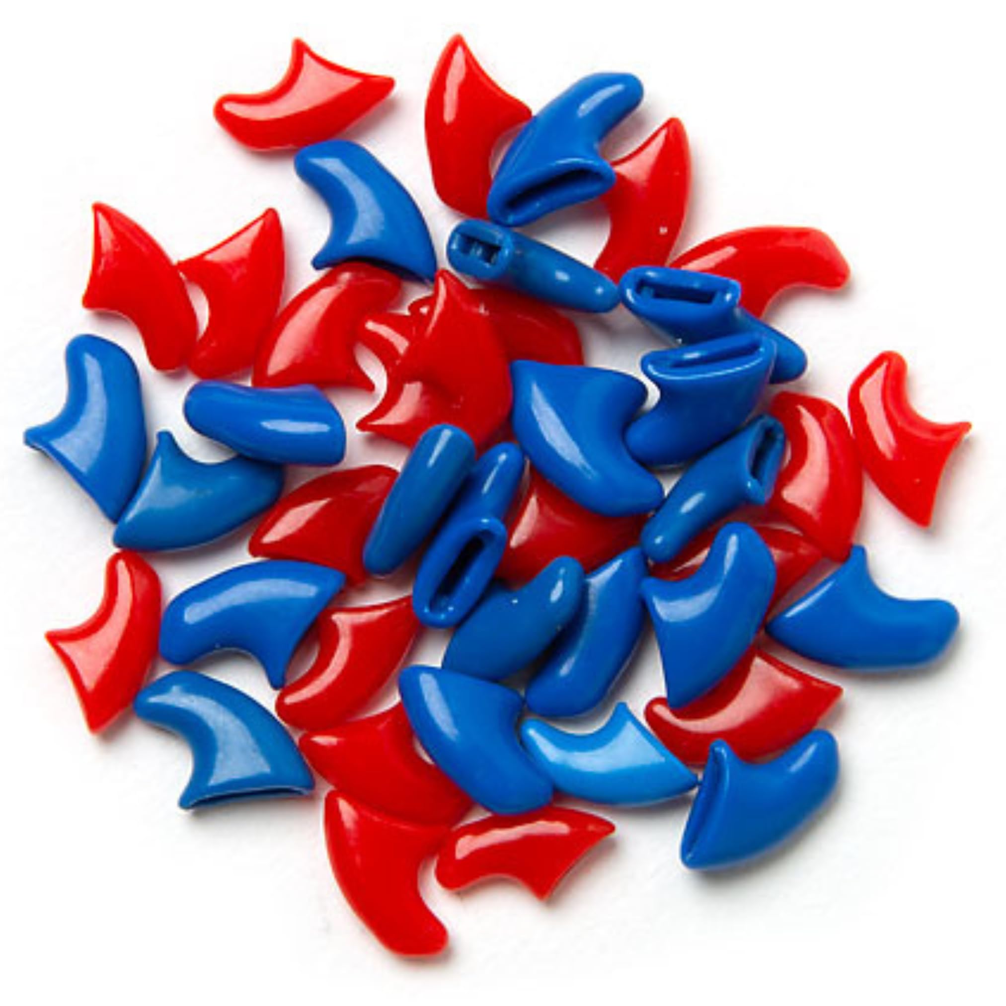 Soft Claws Safe Scratch-Free Solution for Cats - CLS (Cleat Lock System), Size: Large, Color: Summer (Blue & Red)