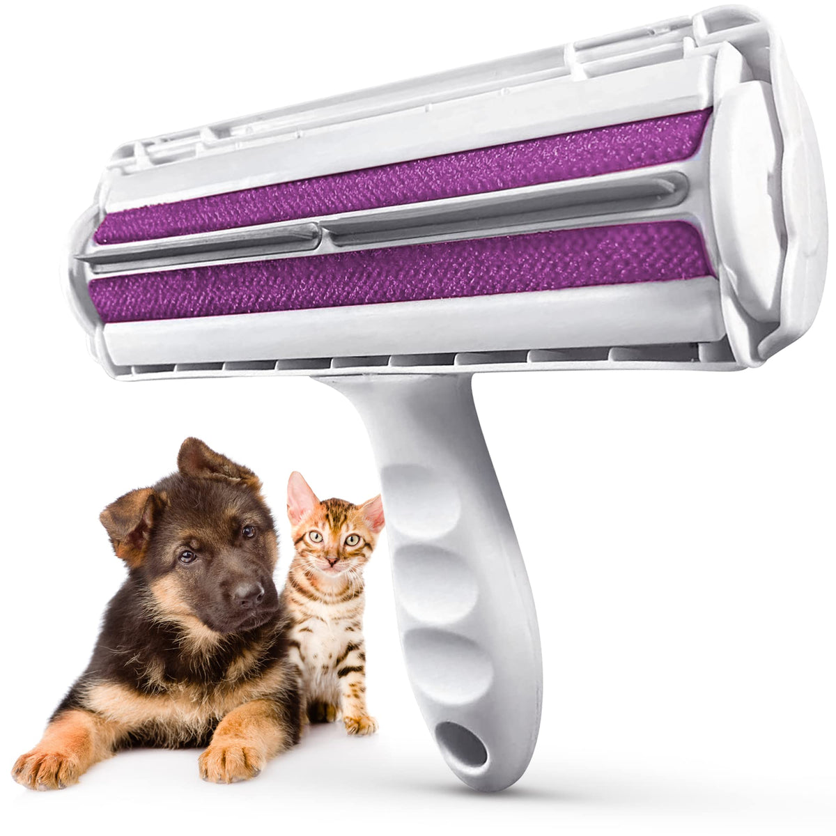 Couch Pet Hair Removal Tool And Roller - Reusable, Easy-To-Clean Dog Hair Remover For Couch And Car, No Batteries Or Mess, Ideal For Cat Hair Too