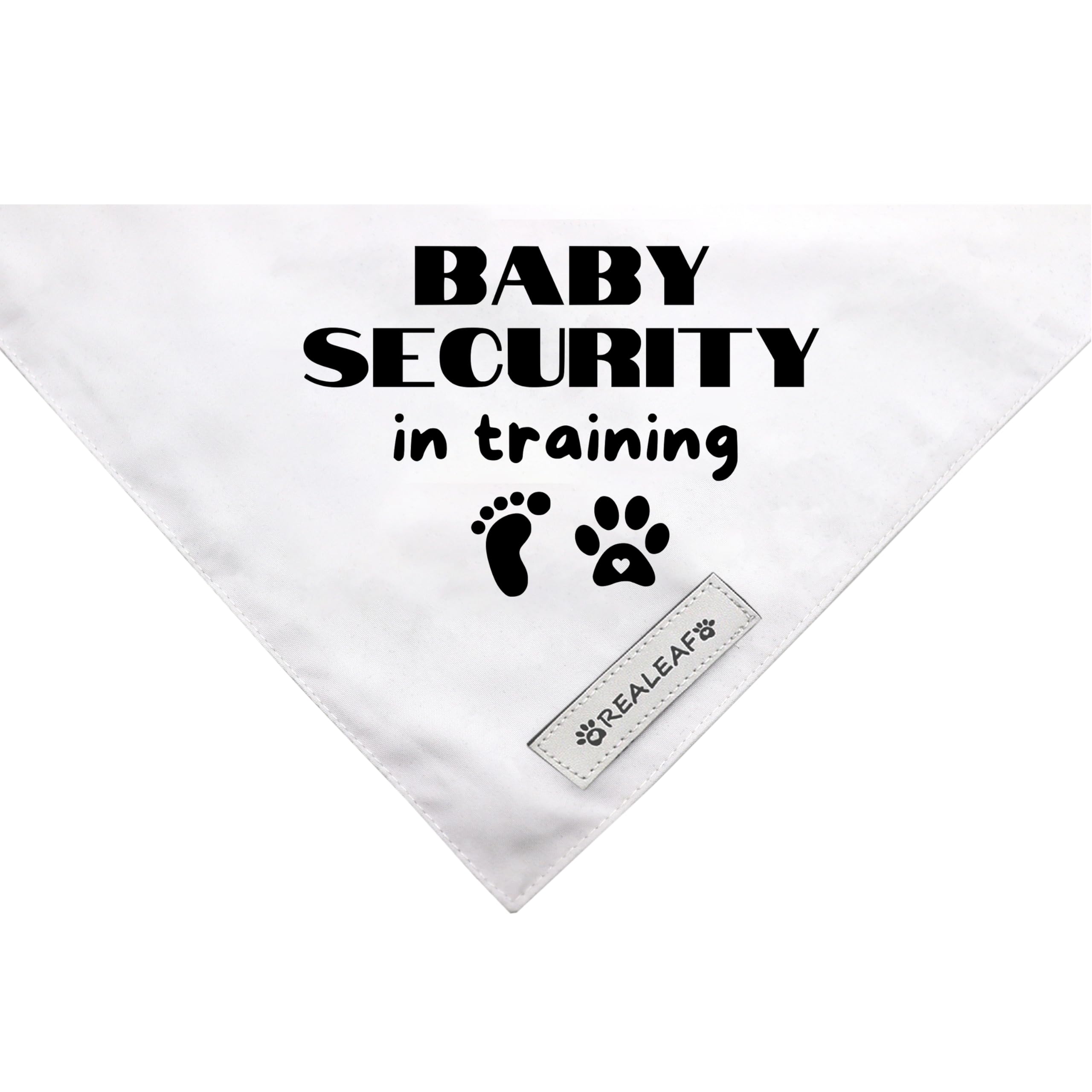 Realeaf Baby Security In Training Dog Bandanas Pet Scarf For Medium And Large Dogs Pregnancy Announcement Pet Accessories Pregna
