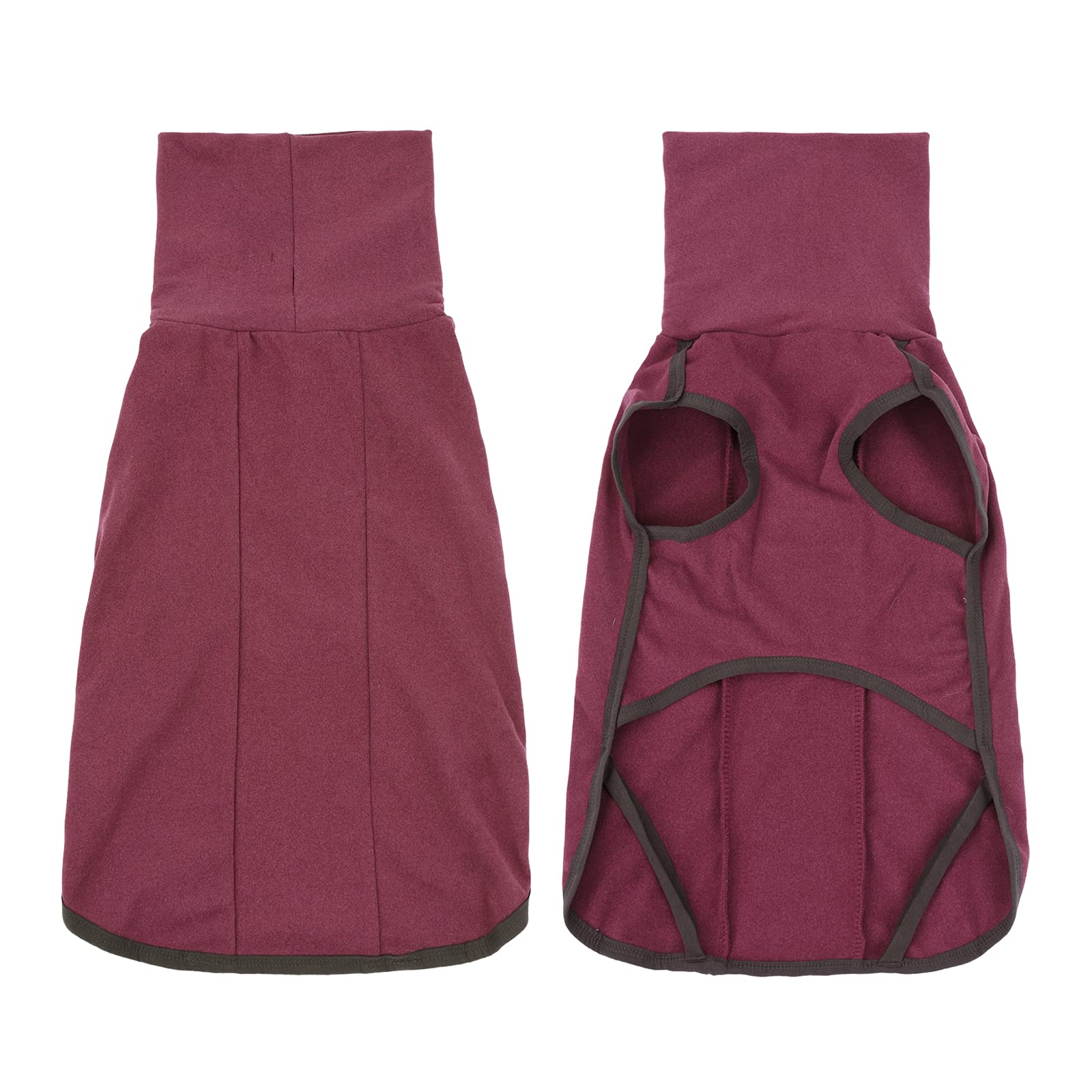 Dog Sweater Pullover Cold Weather Vest For Dogs Dog Sweatshirt Dog Jacket For Indoor And Outdoor Use (X-Small, Wine Red)