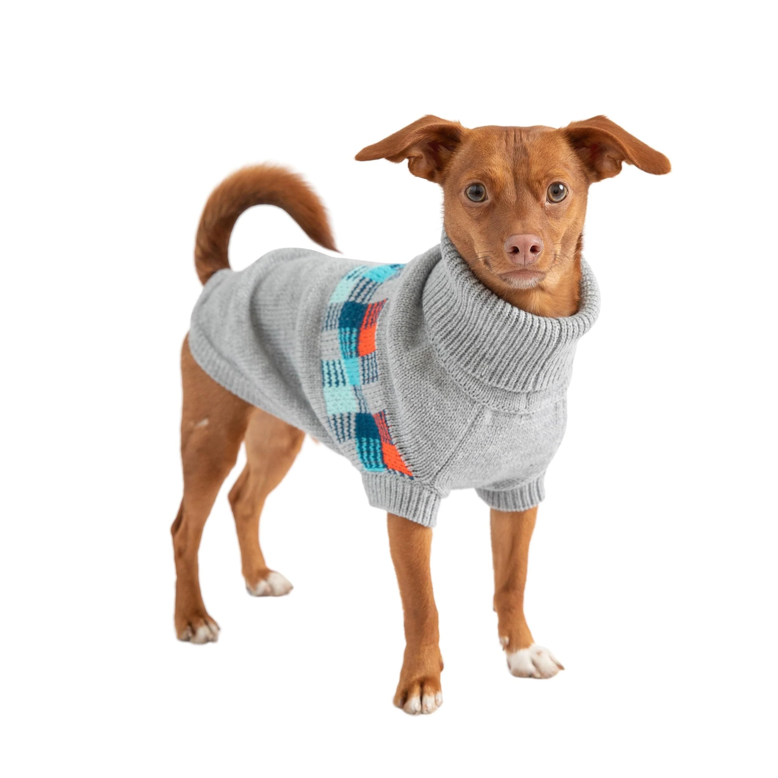 Gf Pet Grey Winter Sailor Dog Parka, Medium