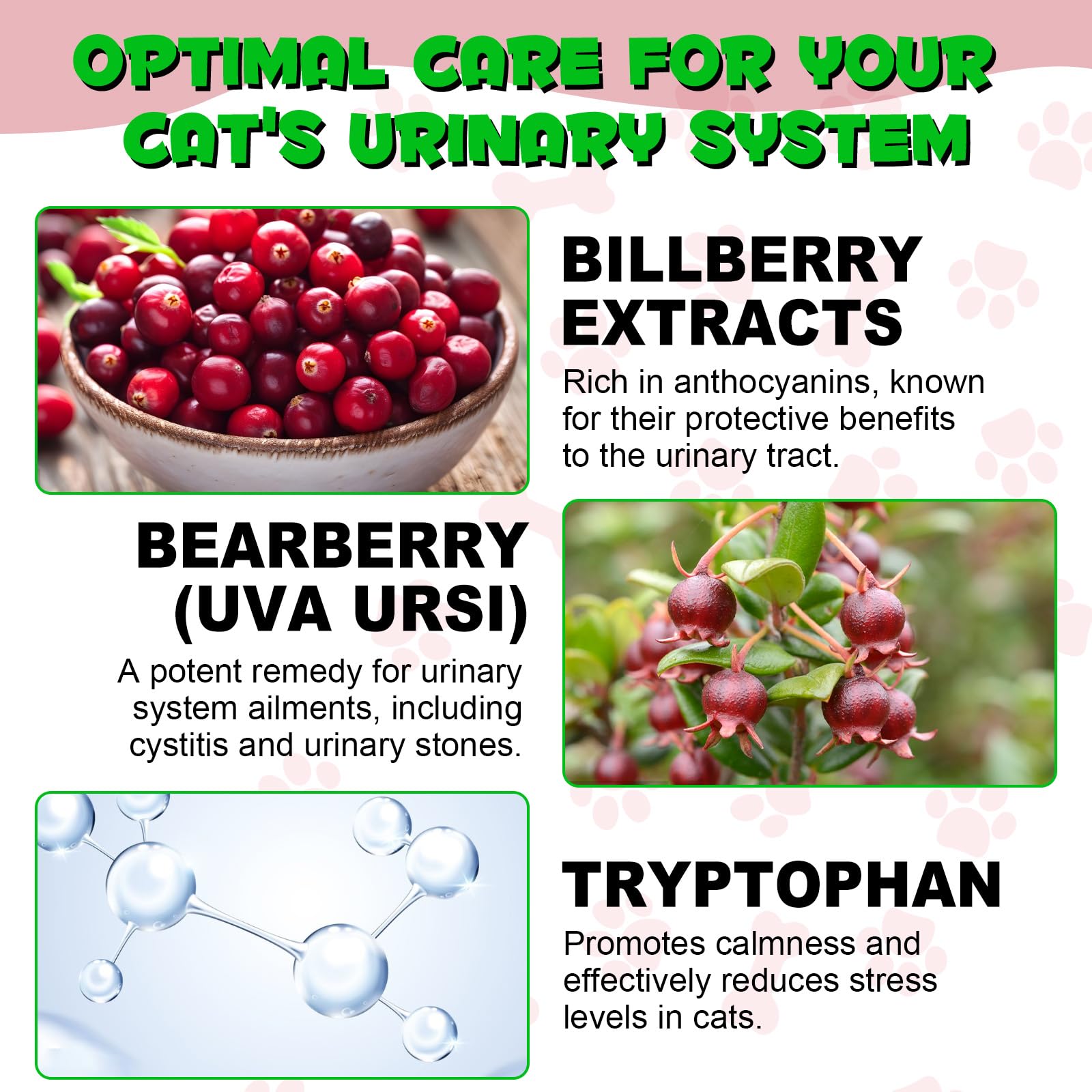 Urinary Tract for Cats, Natural Cat Urinary Tract Infection Treatment Drops Supports Bladder, Kidney Stone, Cat UTI, Cranberry K