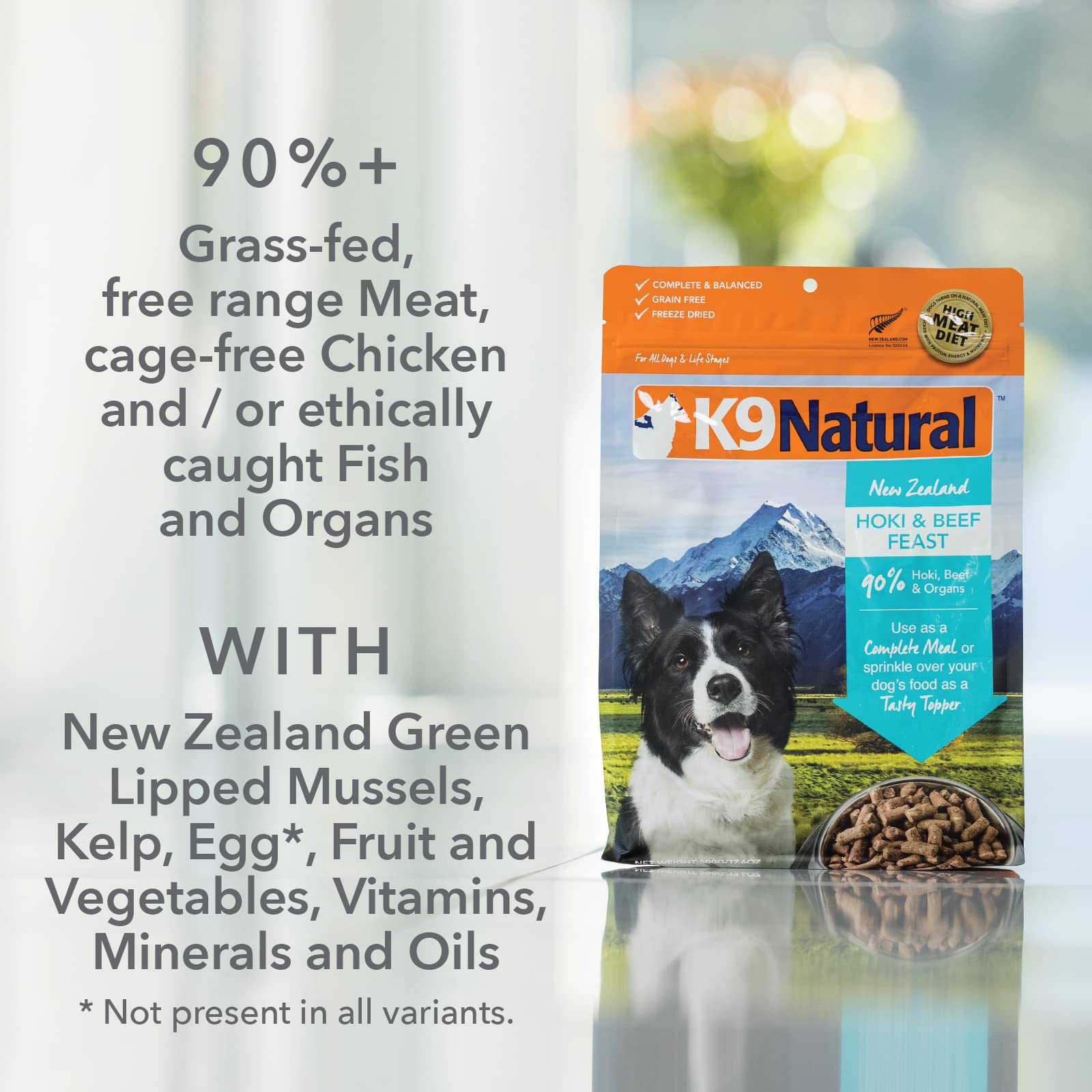K9 Natural Canine Natural Freeze Dried Pet Food, 1.1-Pound, Lamb