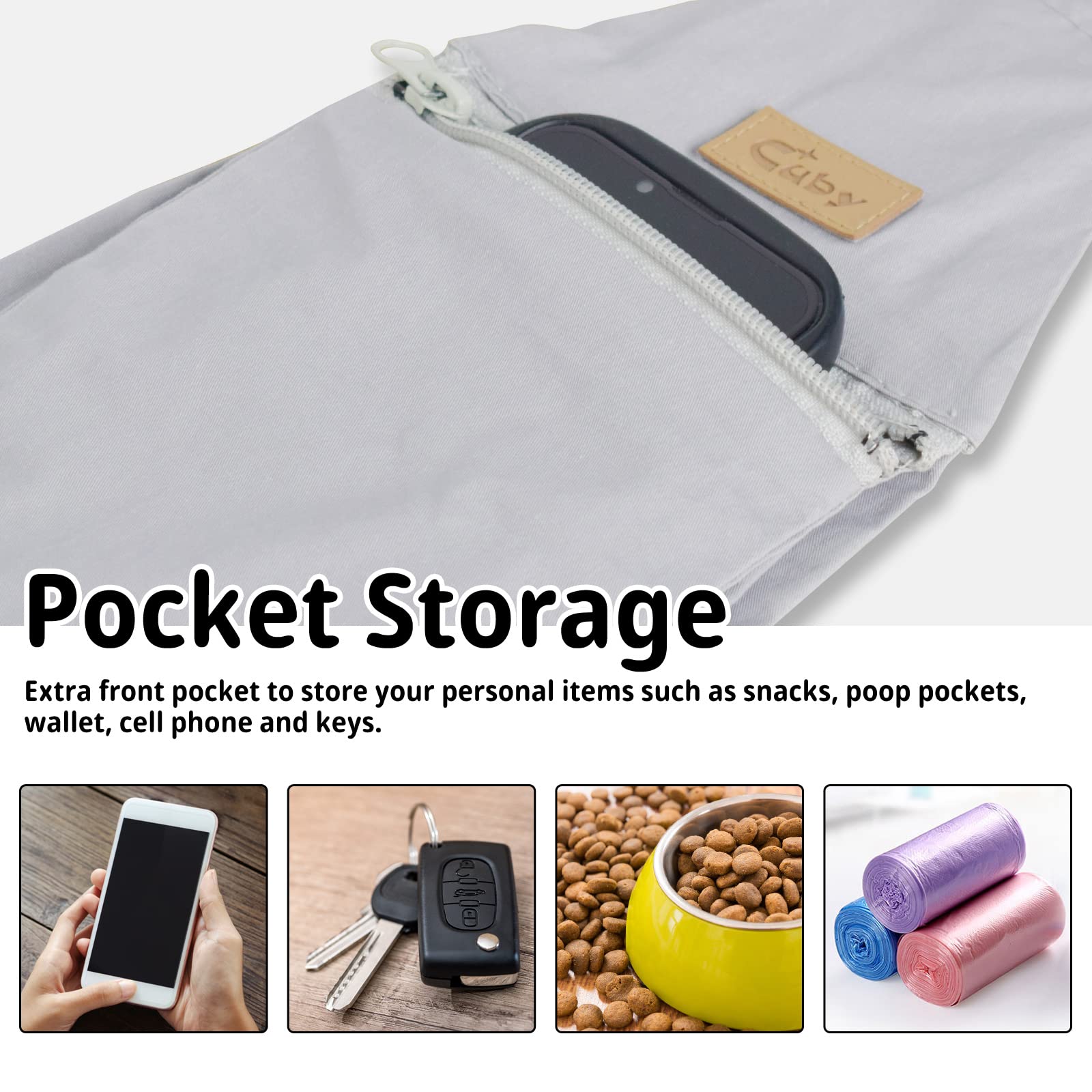 CUBY Dog and Cat Sling Carrier, Hands Free Reversible Pet Papoose Bag, Soft Pouch Adjustable, Suitable for Puppy Cats for Outdoo