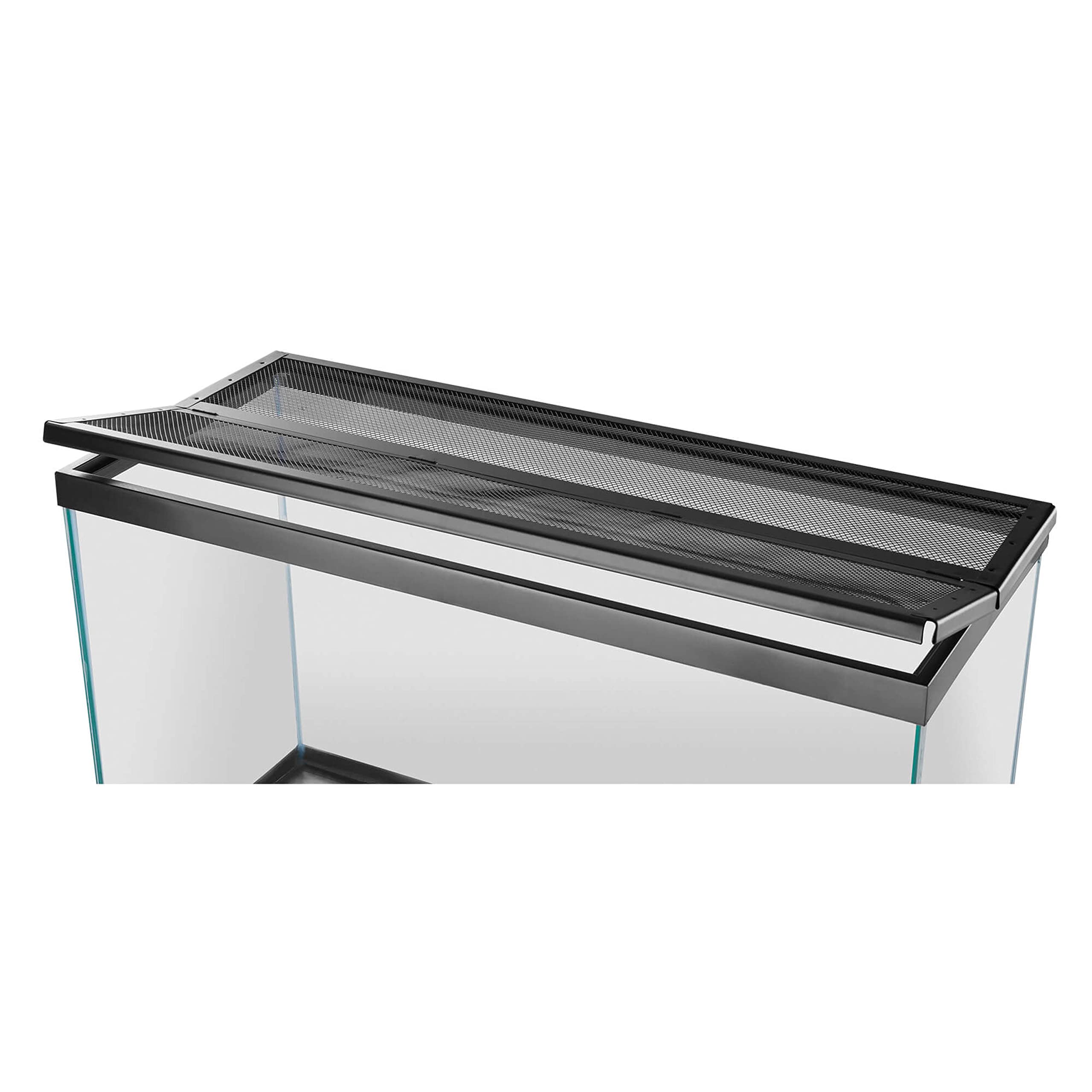 Zilla Pet Reptile Terrarium Fresh Air Screen Cover With Center Hinge 24' X 12'