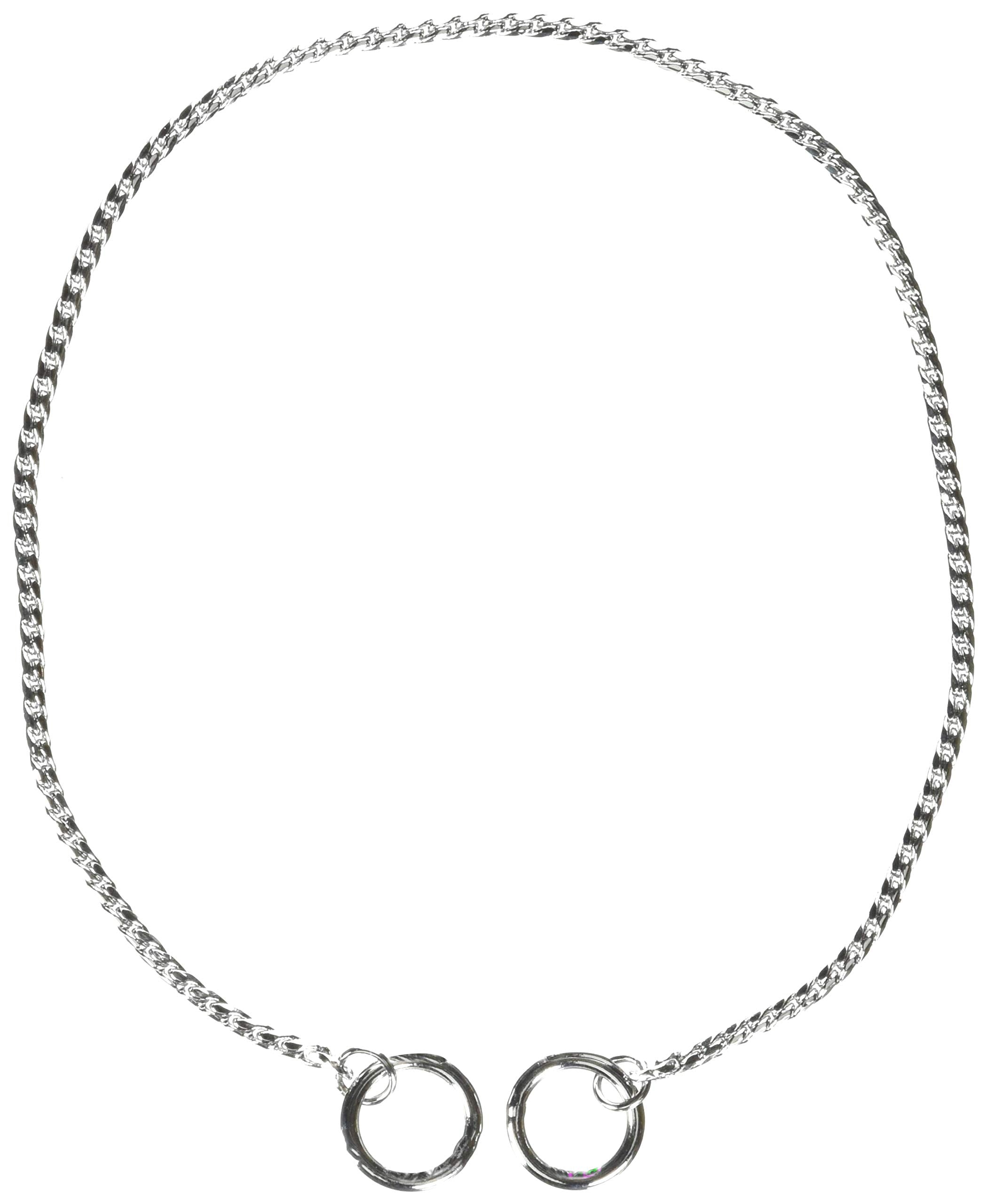 Guardian Gear X-Fine Chrome Snake-Chain Dog Collar, 16'