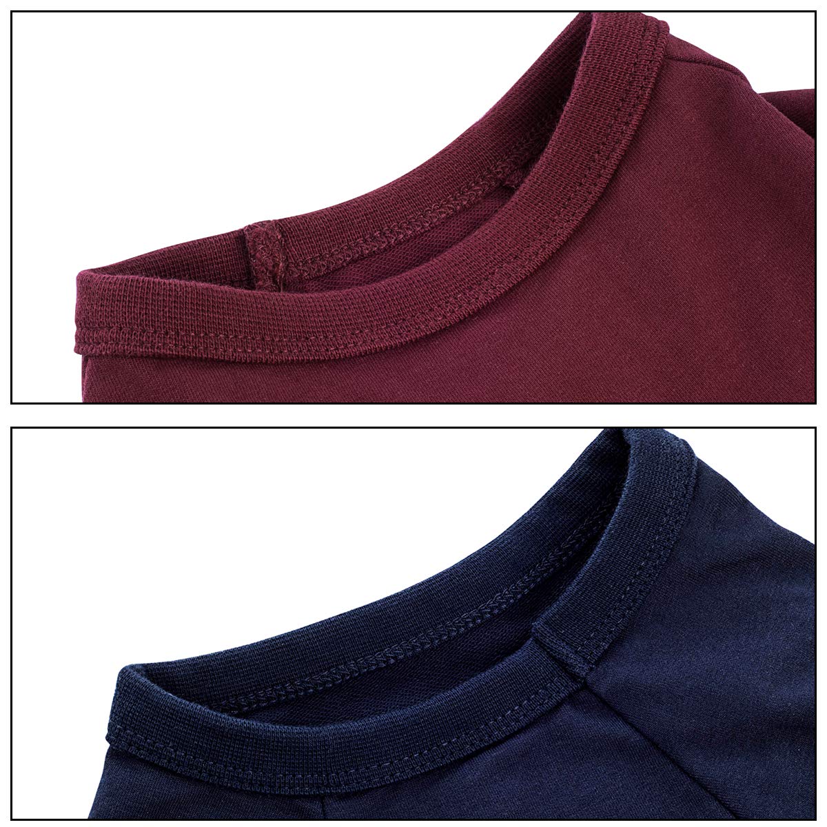 Koneseve Dog Shirts Blank T-Shirt Soft For Small Medium Large Dogs Boy Girl Puppy Clothes Breathable Cotton Cat Basic Shirt Kitten Apparel Adorable Cozy Casual Fashion Costume 2-Pack Blue & Red M