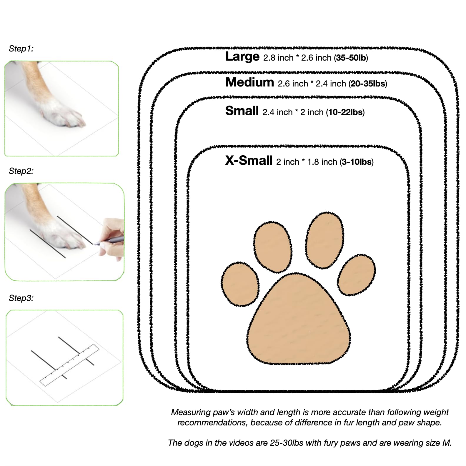 Ultra Soft Waterproof & Dirt-Resistant Yellow Dog Boots By Quality Life Hack (Plus One Free) - Size Medium