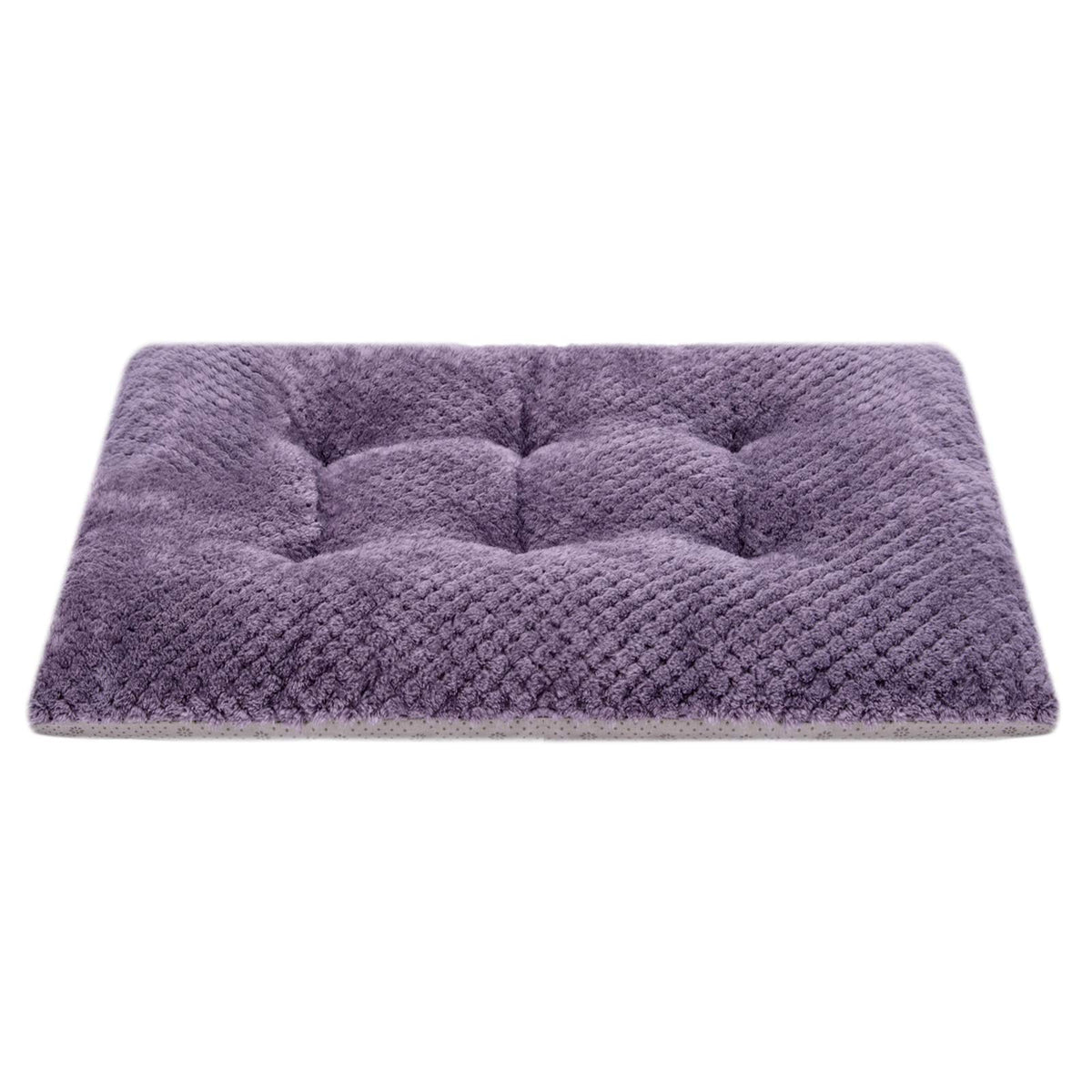 Wonder Miracle Fuzzy Deluxe Pet Beds, Super Plush Dog Or Cat Beds Ideal For Dog Crates, Machine Wash & Dryer Friendly (15' X 23', S-Grape Purple)