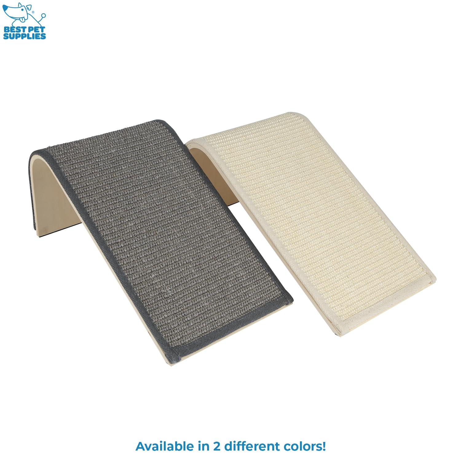 Best Pet Supplies Catify Sloped Sisal Cat Scratchers For Indoor Cats, Climbing Ramp Fun And Interactive Indoor Play, Supports Natural Pet Behaviors, Heavy Duty - Gray