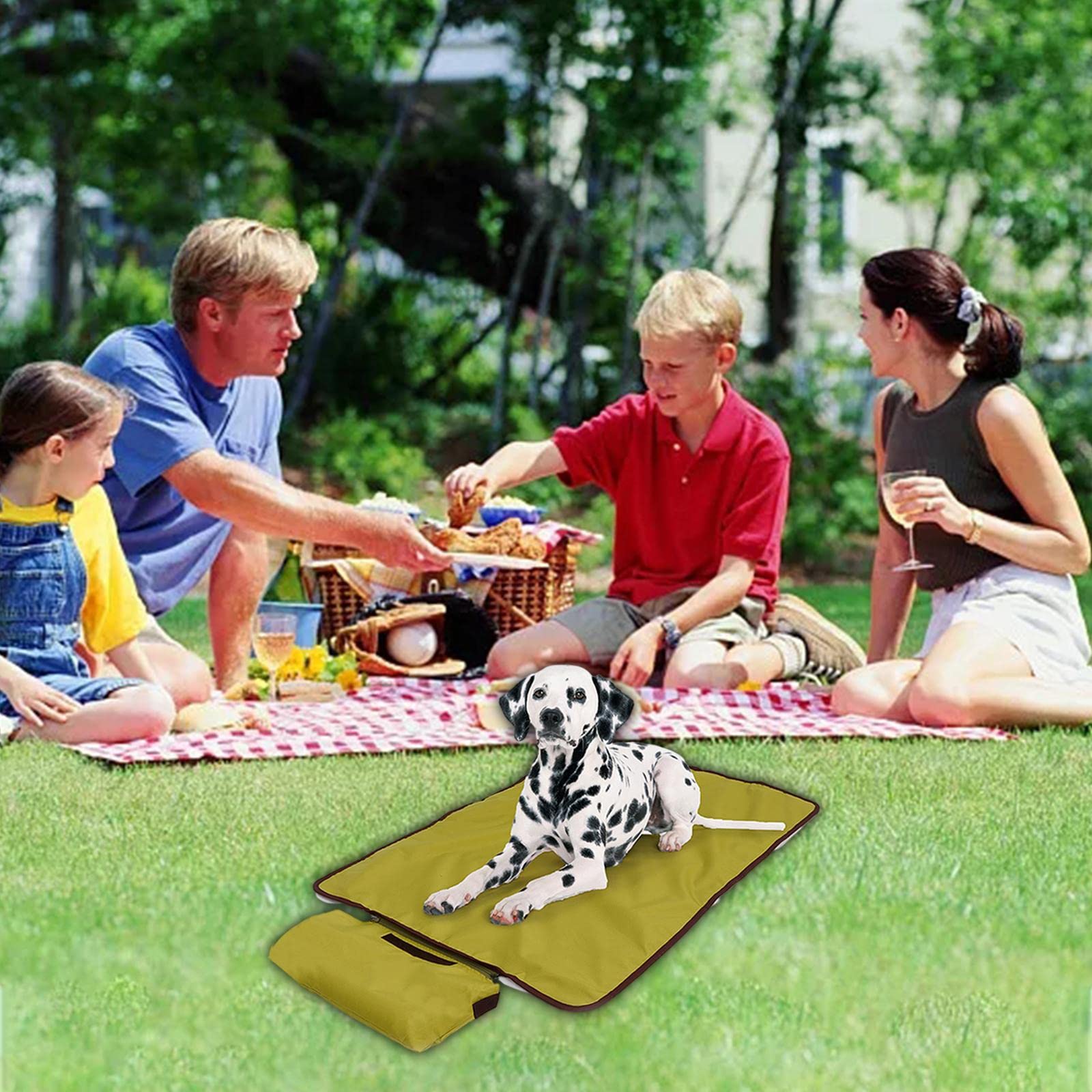 MYADDICTION Pet Mat Blanket Dog Cat Portable Tour Camping Sleeping Bed Washable Kennel Dark Gray