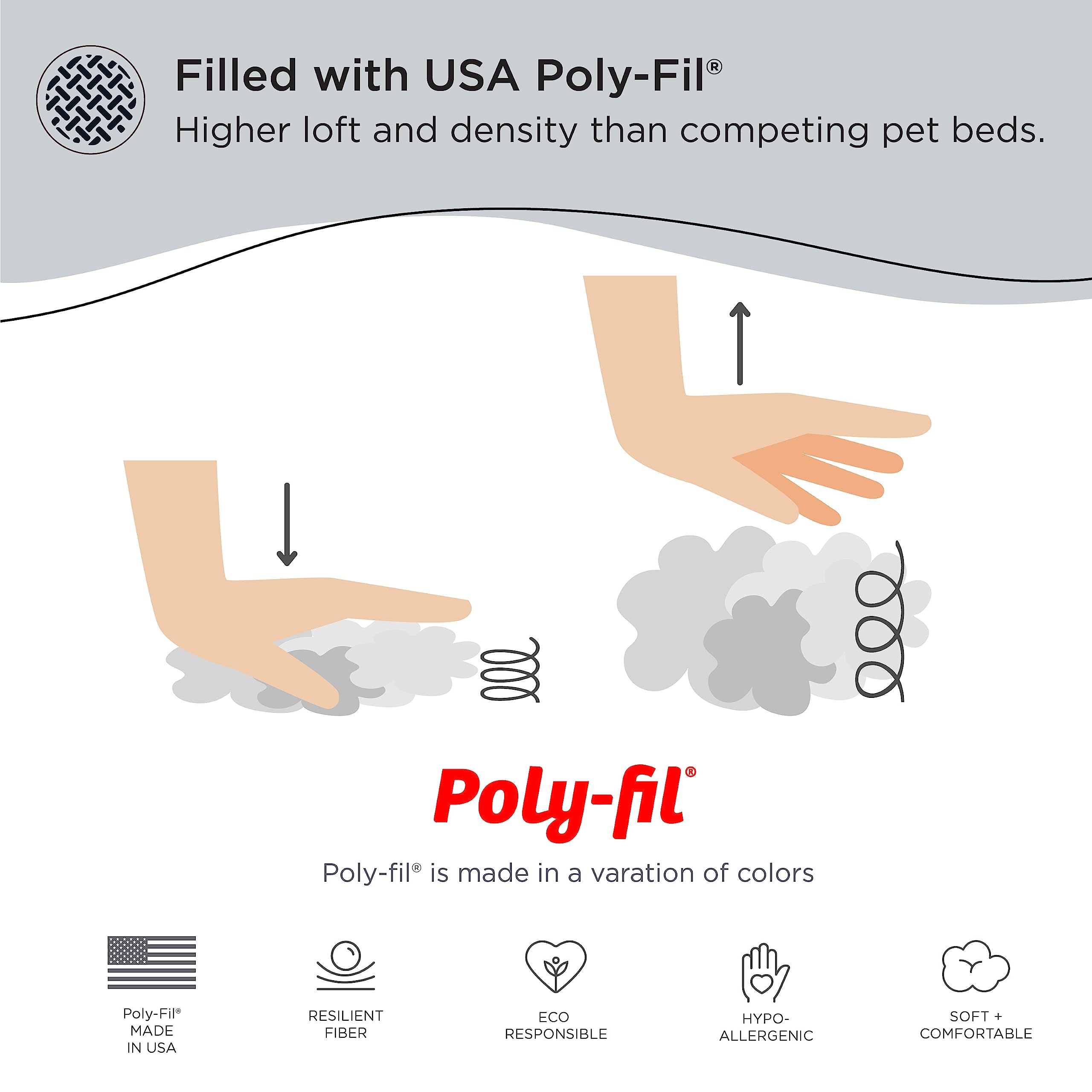 Best Friends By Sheri The Original Calming Donut Dog And Cat Bed In Shag Fur, Baby Blue, Small, 23X23