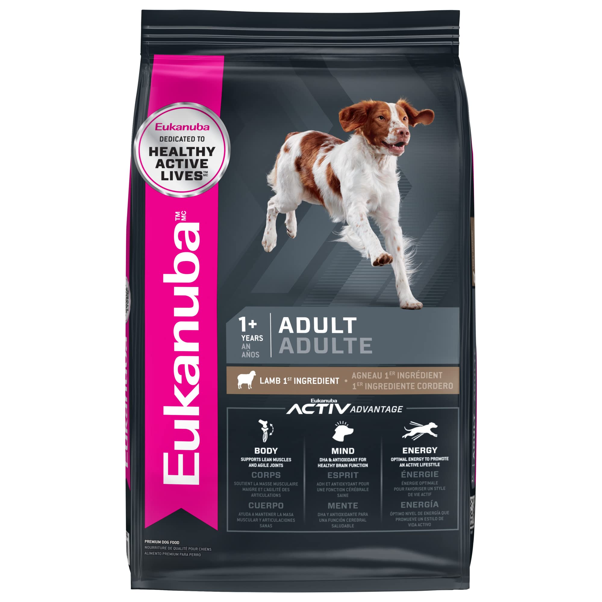 Eukanuba Adult Lamb 1st Ingredient Dry Dog Food, 30 lb