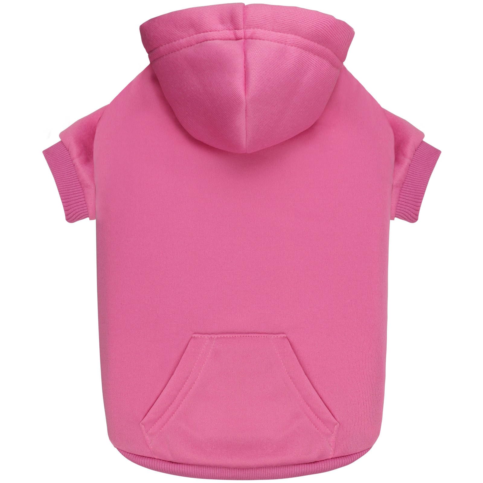 Dog Sweaters for Medium Dogs Dog Hoodie Dog Sweater Solid Soft Brushed Fleece Dog Clothes Dog Hoodie Sweatshirt with Pocket(Pink