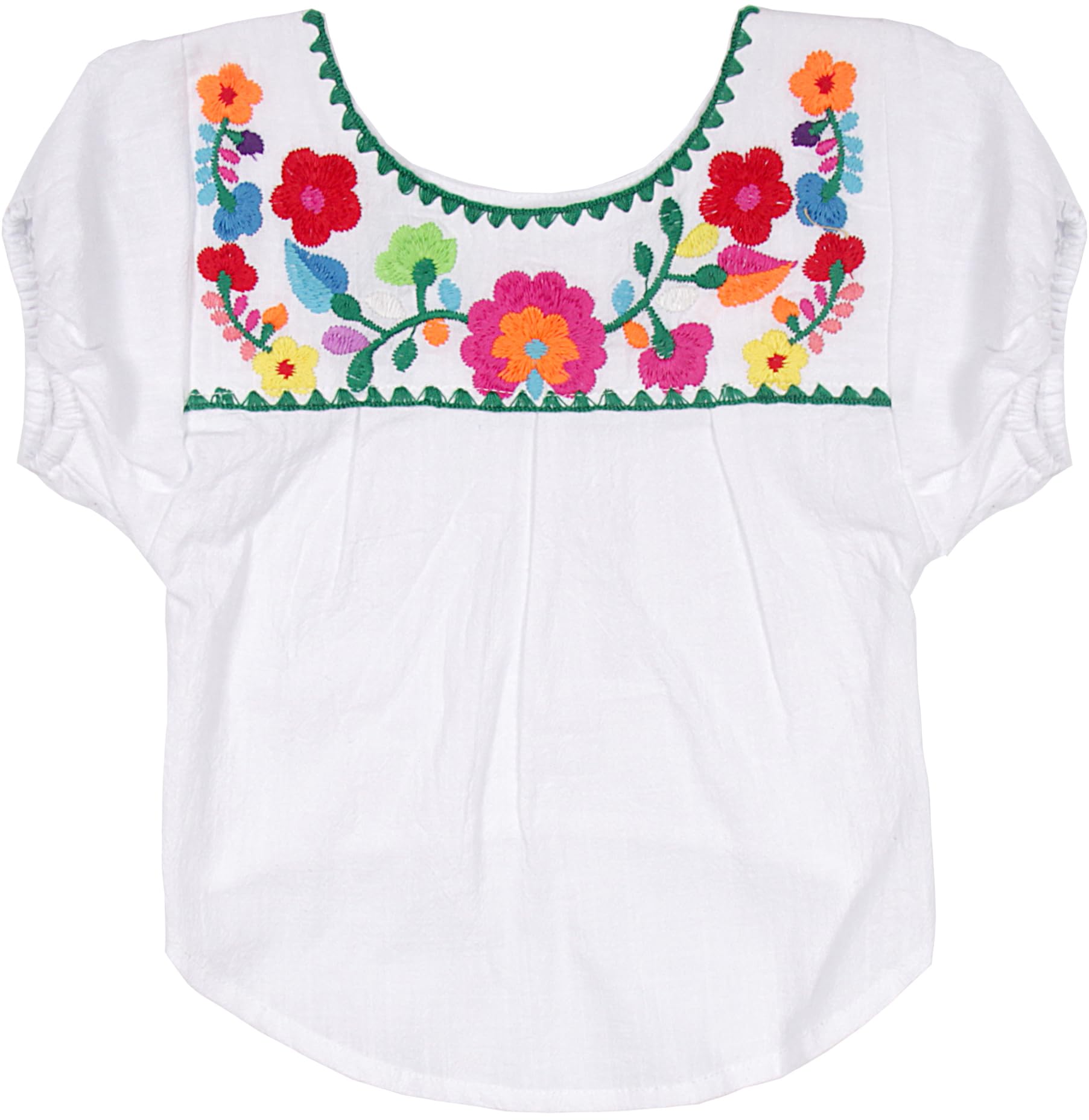 Yzxdorwj Embroidered Dog Shirts Mexican Pet Clothing Floral Colorful Cute Boho Soft Cotton T Shirt For Pet Dog Cats (S, Bb-Wg)