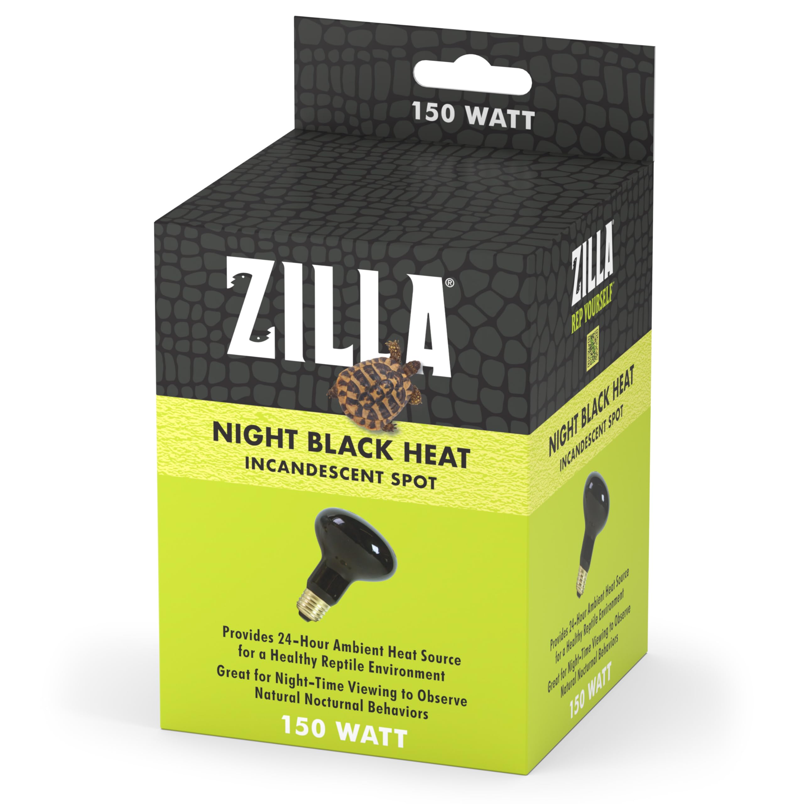 Zilla Incandescent Spot Bulbs Night Black 150 Watts