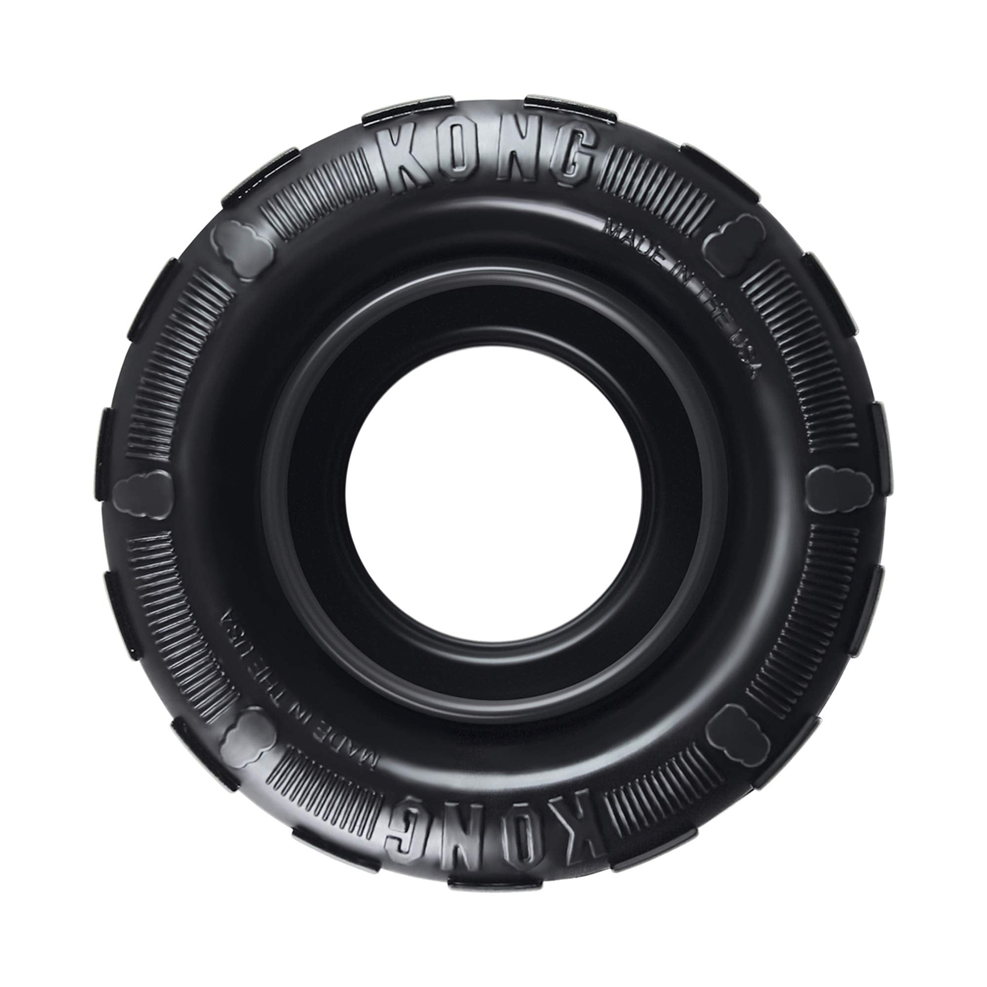 Kong Extreme Tires - Kong'S Most Durable Natural Rubber Chew & Fetch Toy - Treat Dispenser Dog Tire Toy - Pet Supplies For Outdoor & Indoor Play - For Medium/Large Dogs