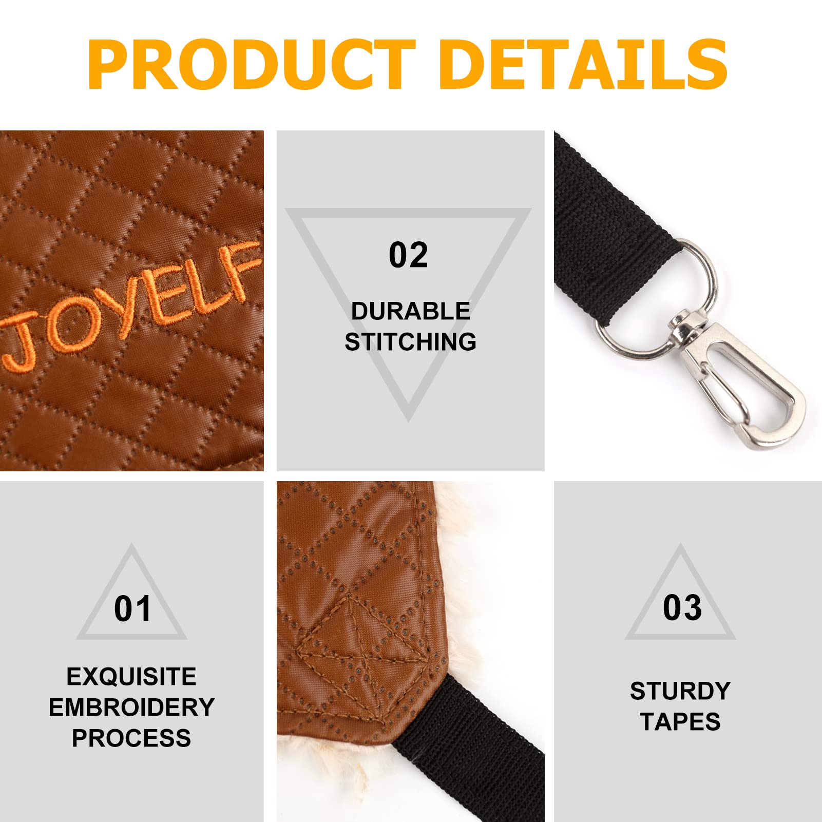 Joyelf Cat Hammock Bed, Large Reversible Pet Cage Hammock Hanging Soft Pet Bed For Kitten Ferret Puppy Or Small Pet