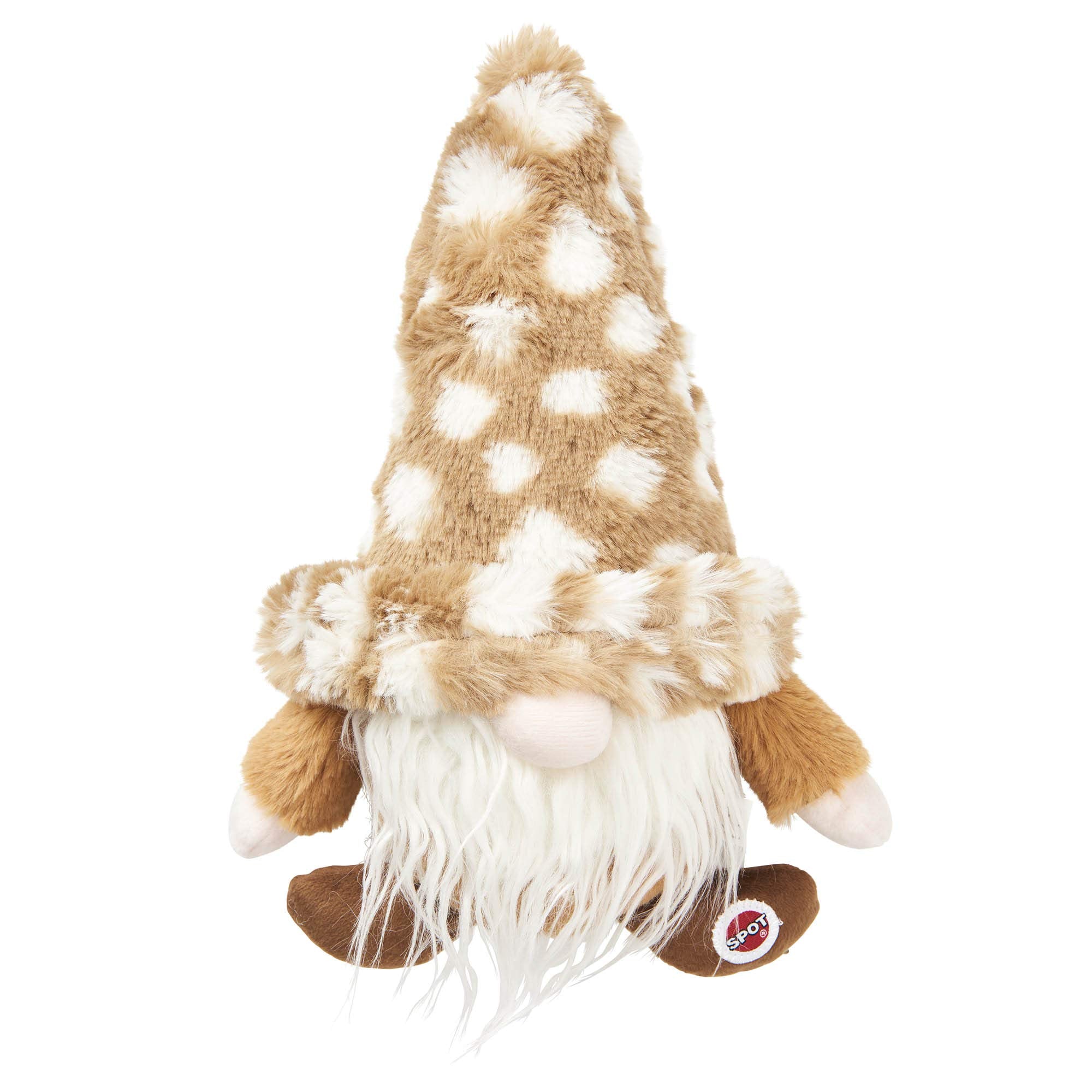 Spot Woodsy Gnome Plush Toy For Dogs 12'', Assorted