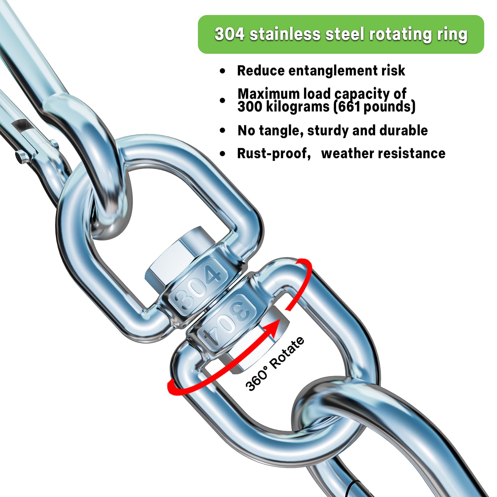 Dog Tie Out Cable And Stake For Camping,360Swivel Dog Run- No Tangle,With 30Ft Heavy Duty Cable,Rust Proof Runner Can Hold Up To